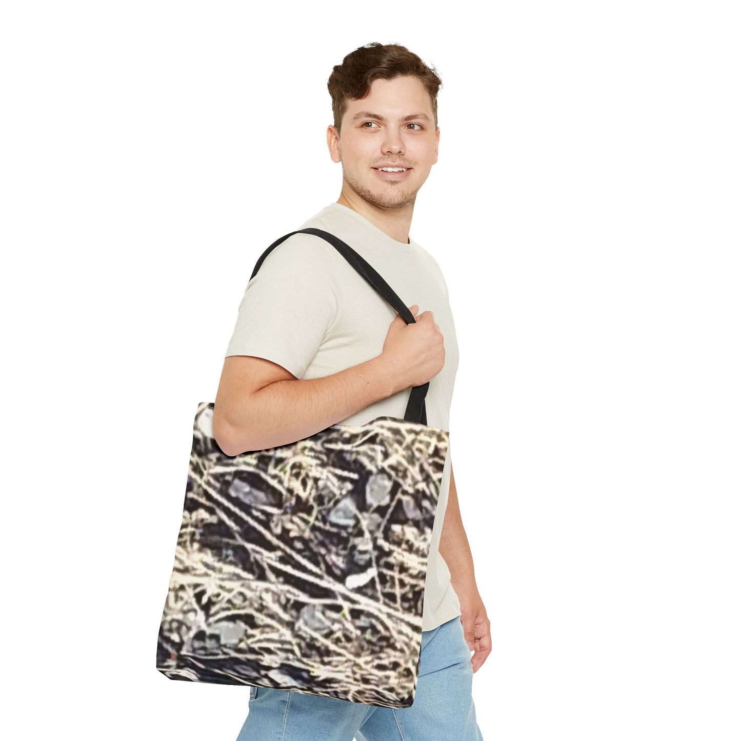 Nature-Inspired Tote Bag | #originalphotograph of a Stone Bed