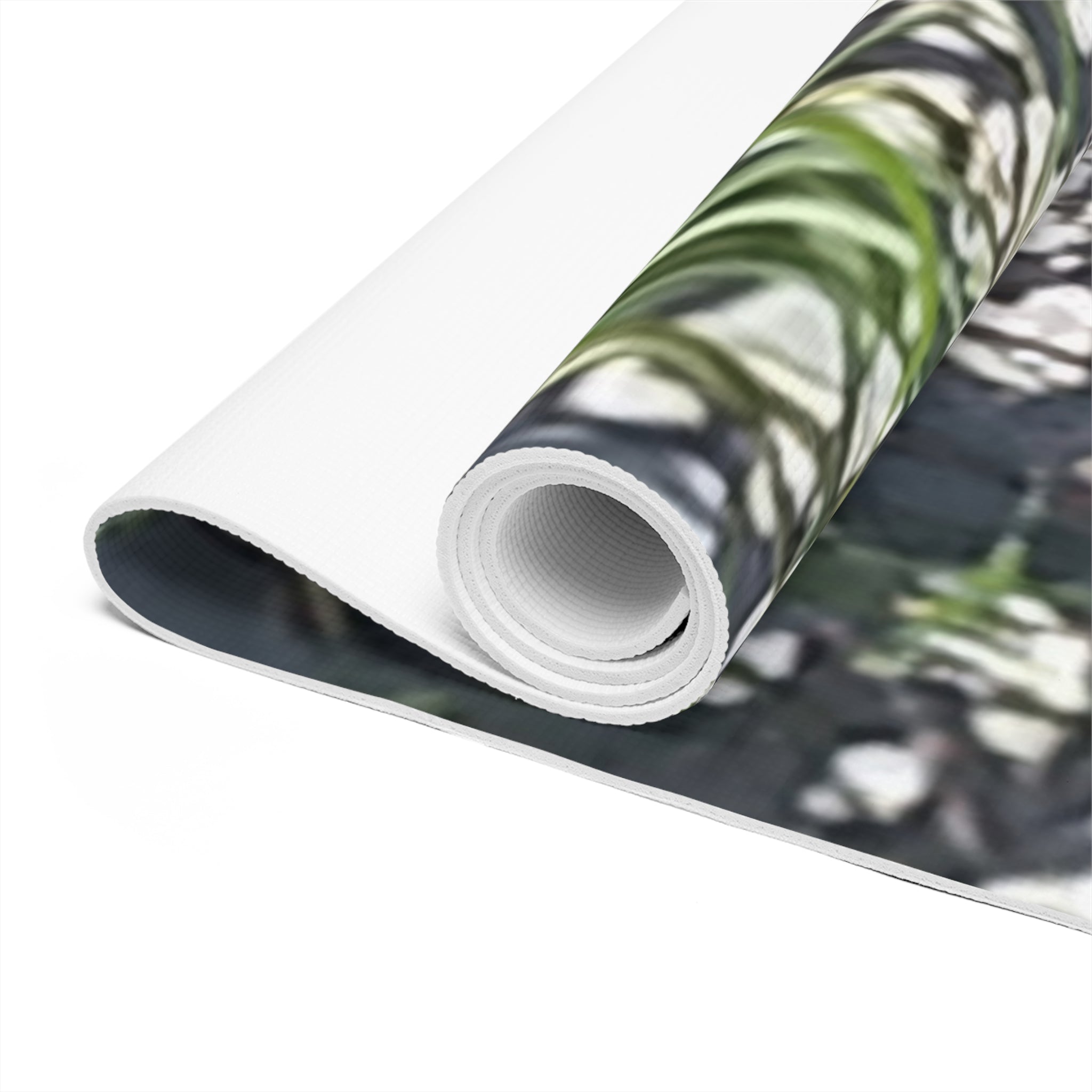 Deeply Rooted | Botanical Shadow Silhouette Yoga Mat | The Inspiration Collection