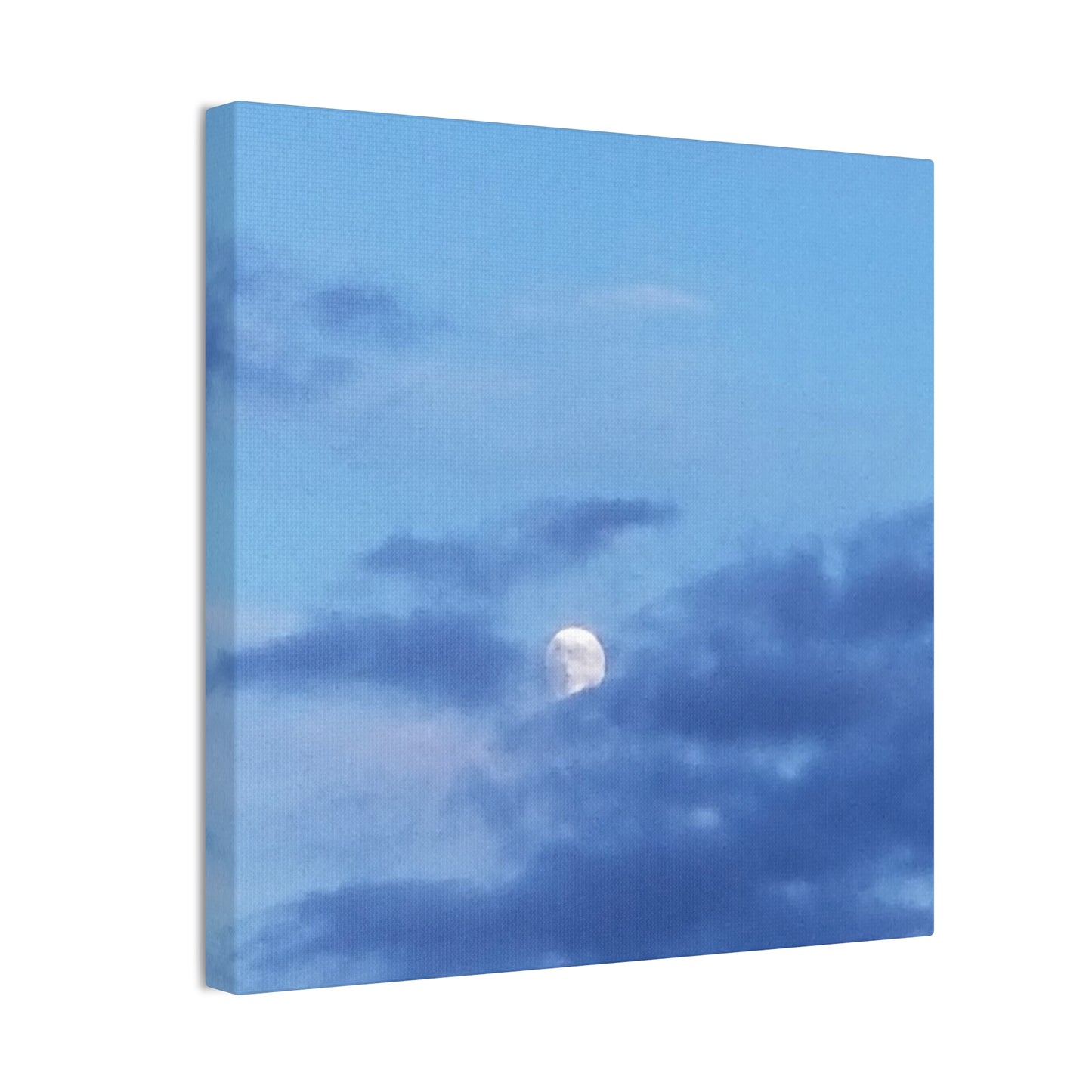 Nature-Inspired Canvases from an #originalphotograph of a Moonlit Sky - 0.75" Stretched Nature Wall Decor