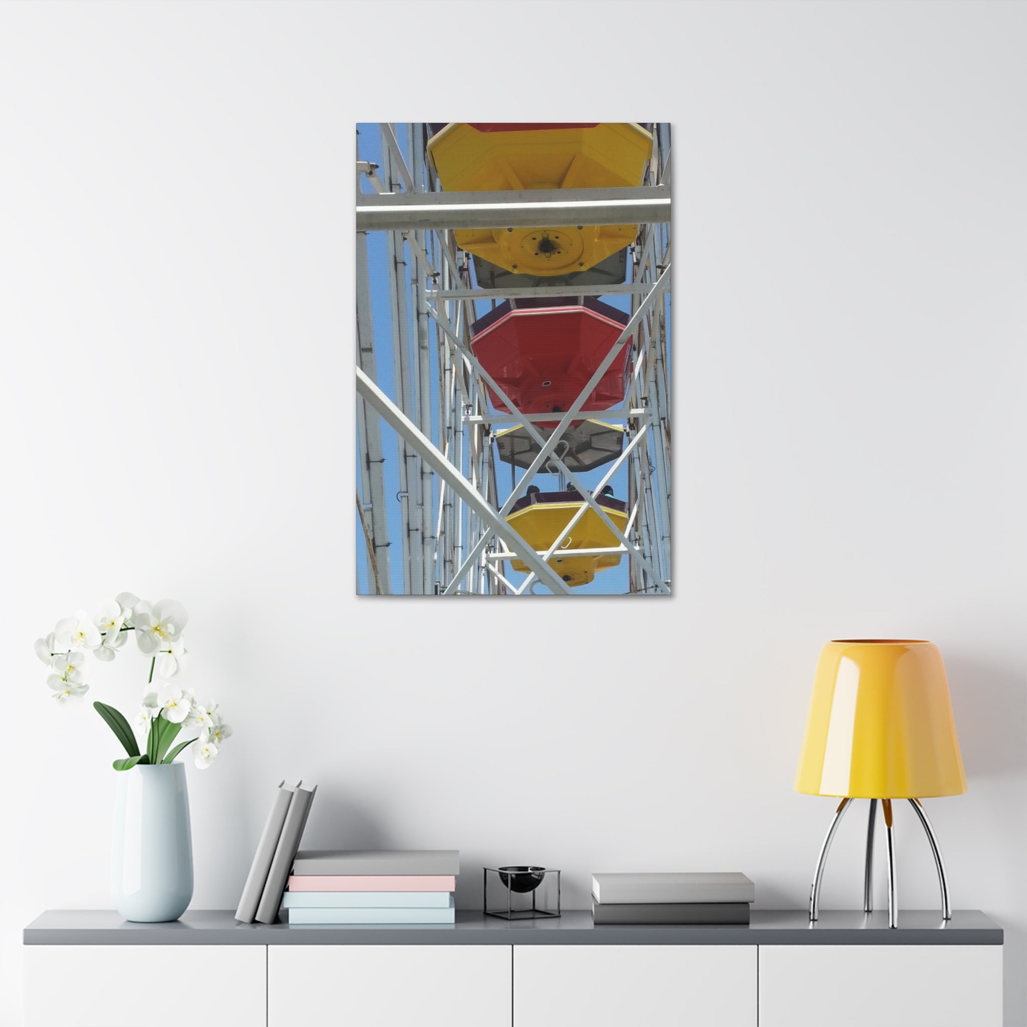 Vivid Spectrum | Radiant Fairground Motion Wall Art | The Flow Collection