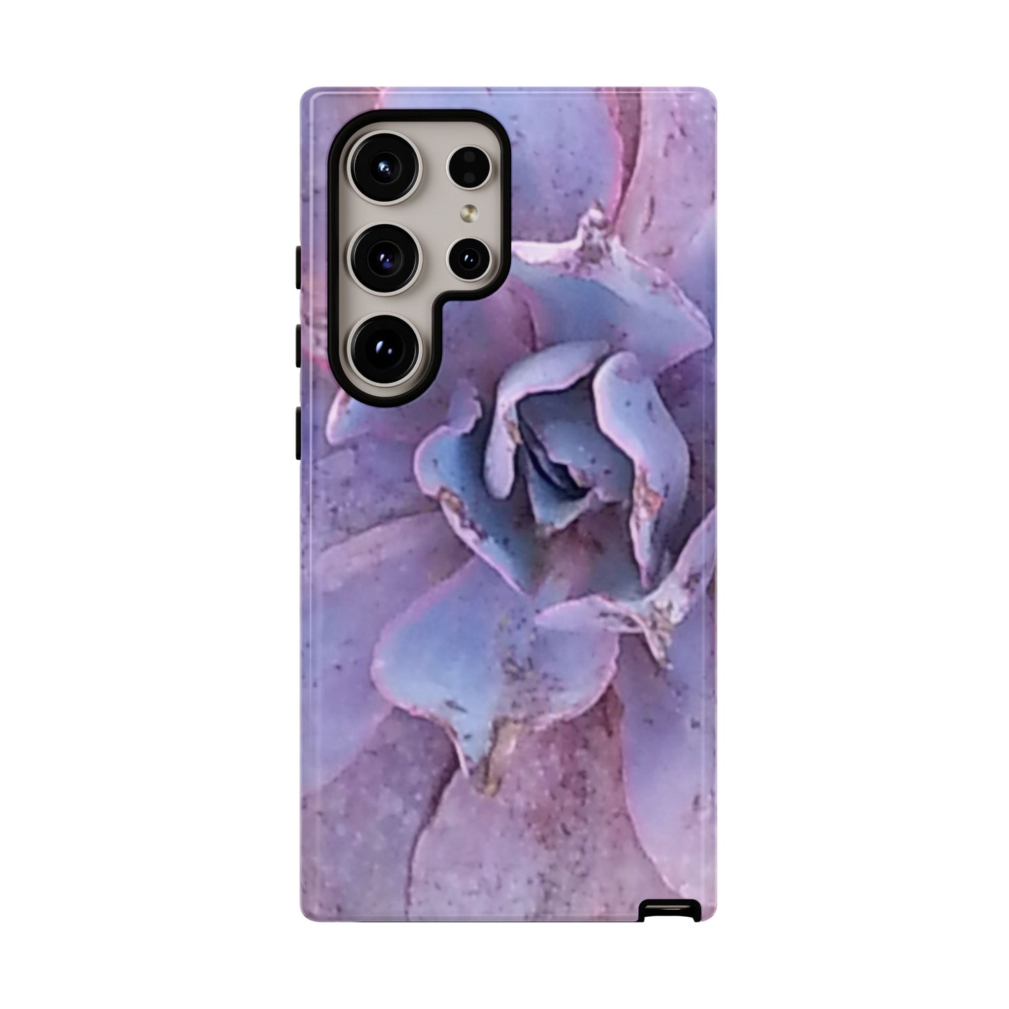 Nature-Inspired Phone Case with an #originalphotograph of a lavender toned succulent from #theGetty