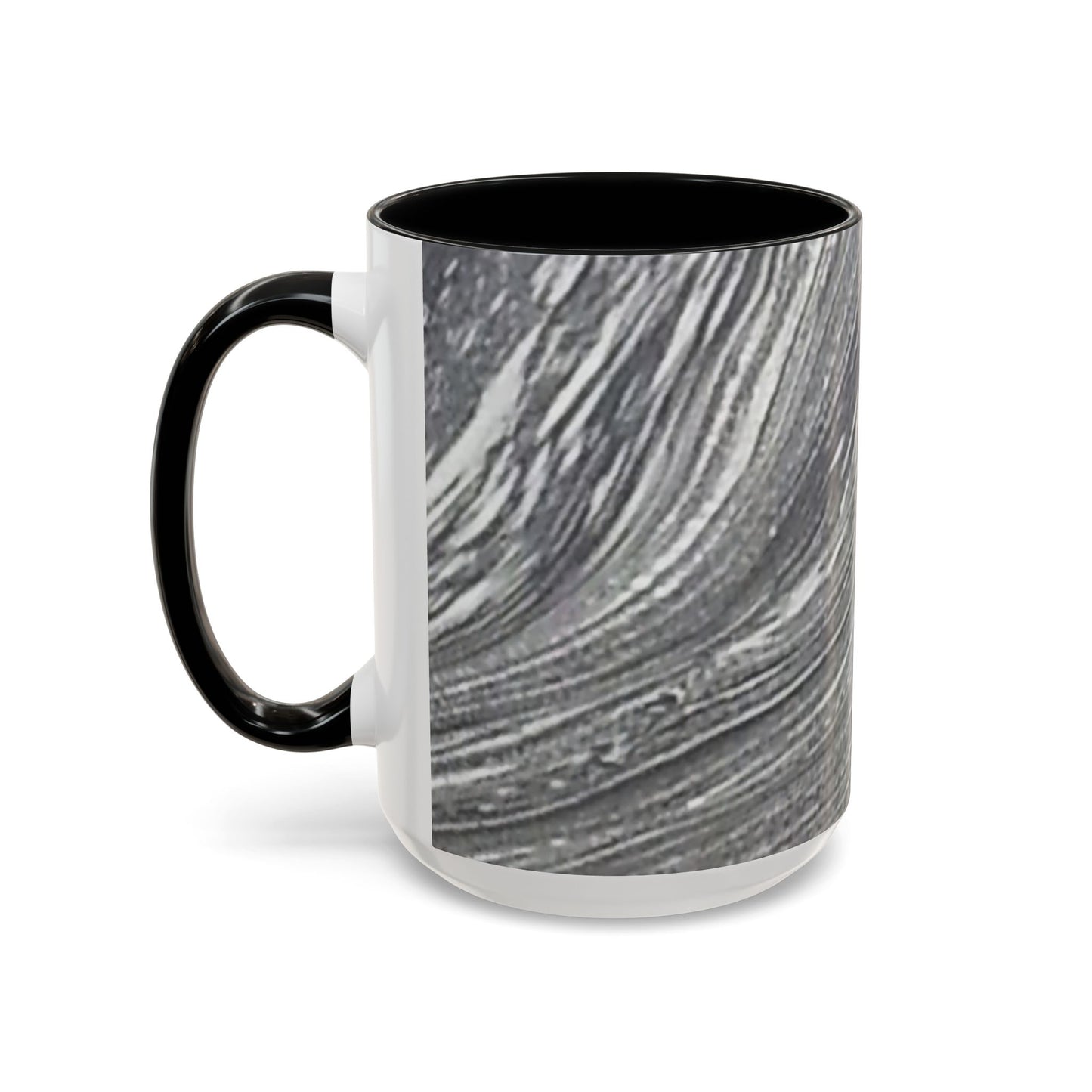 Nature-Inspired Accent #CoffeeMugs (11, 15oz) - #originalphotograph of Marble-Like Swirls on a Rivr