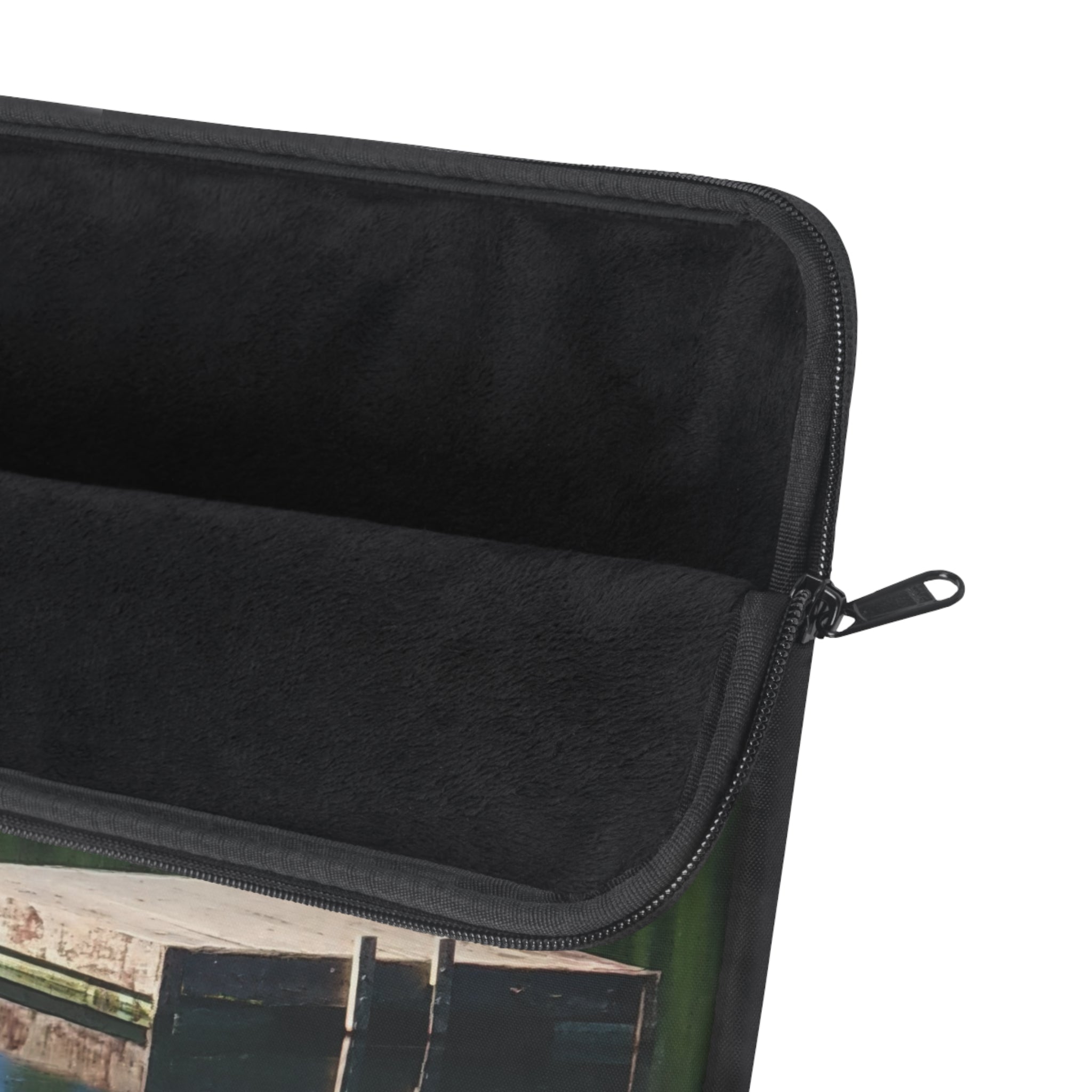 Reflective Solitude | Placid Lakefront Laptop Sleeve | The Flow Collection