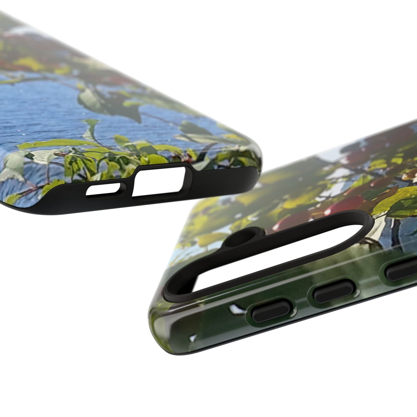 Nature-Inspired Phone Case with an #originalphotograph of Vibrant Berry & Water Design