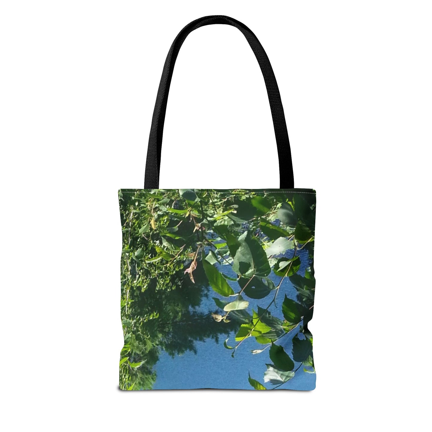 Nature-Inspired Tote Bag | Serene Lakeview