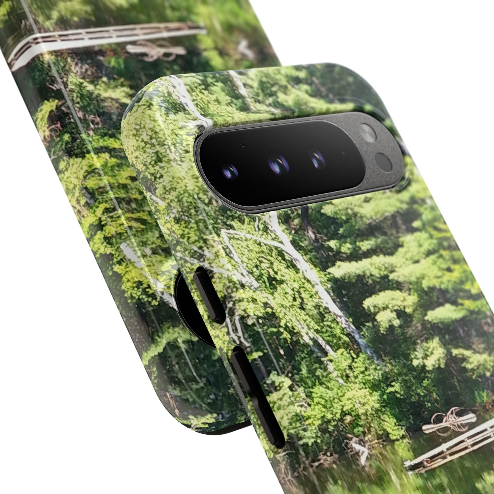Forest Lake Reflection | Lakeside Symmetry Phone Case | The Nurture Collection