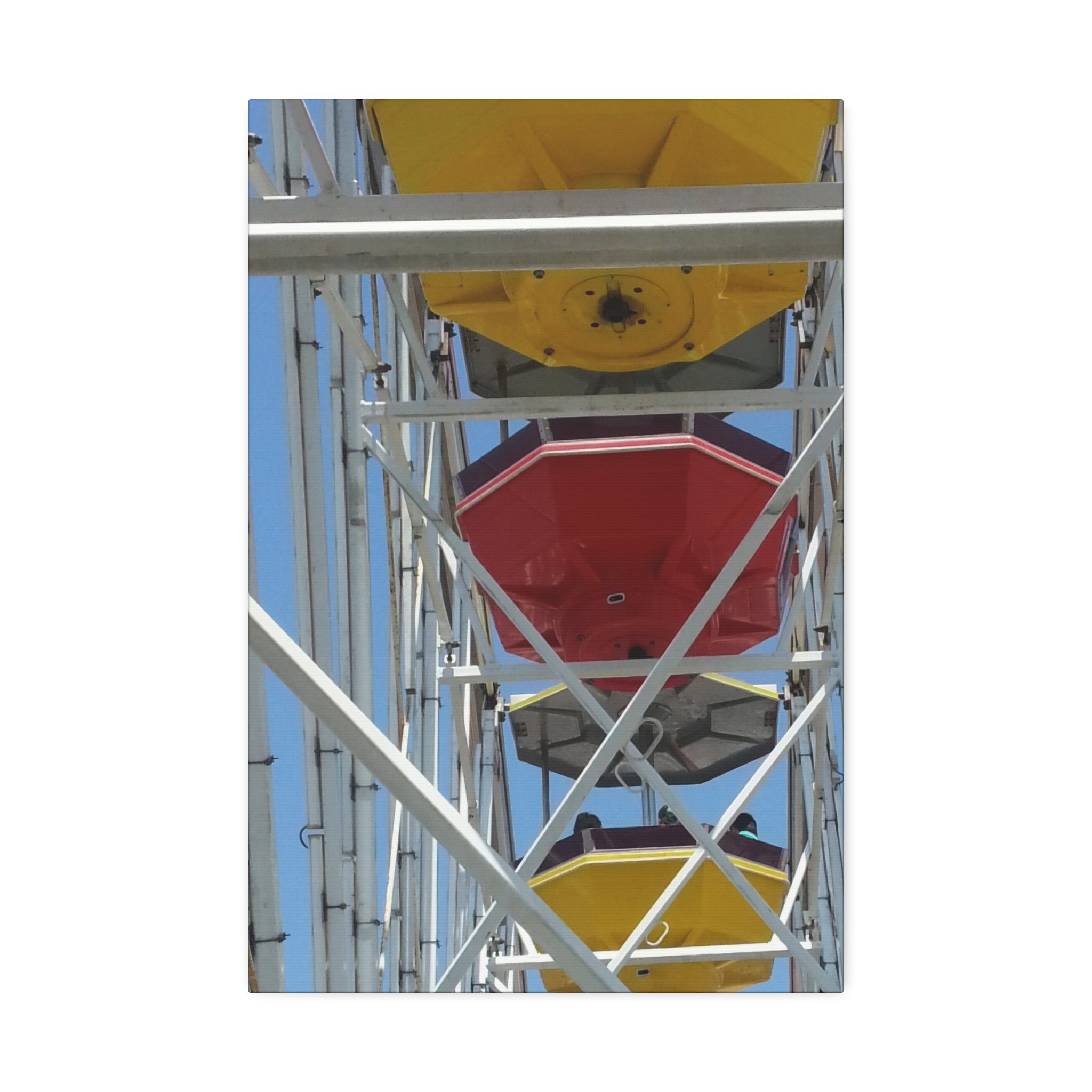 Vivid Spectrum | Radiant Fairground Motion Wall Art | The Flow Collection