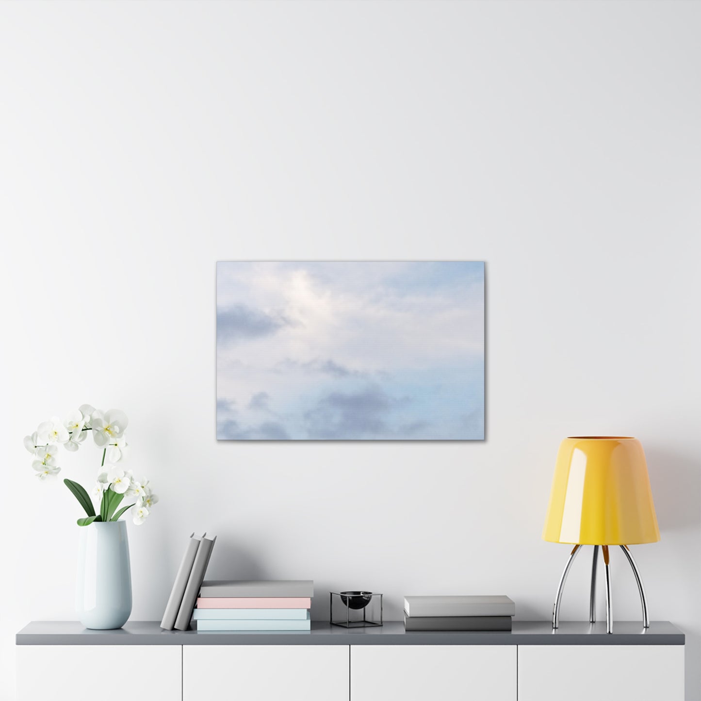 Nature-Inspired Canvases from an #originalphotograph of a Serene Lakeview Sky - 0.75" Stretched Nature Wall Decor