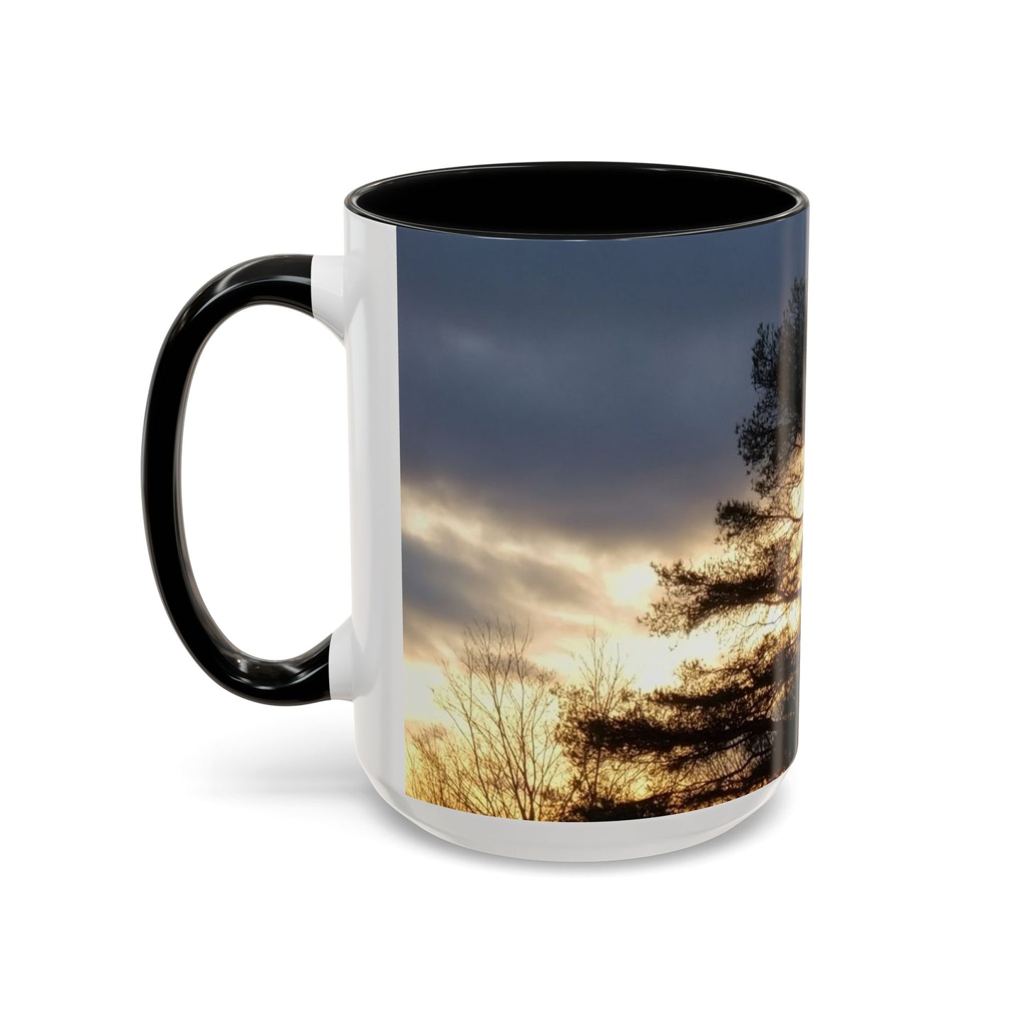 Nature-Inspired Accent #CoffeeMug (11, 15oz) - #originalphotograph of Sunset Silhouette