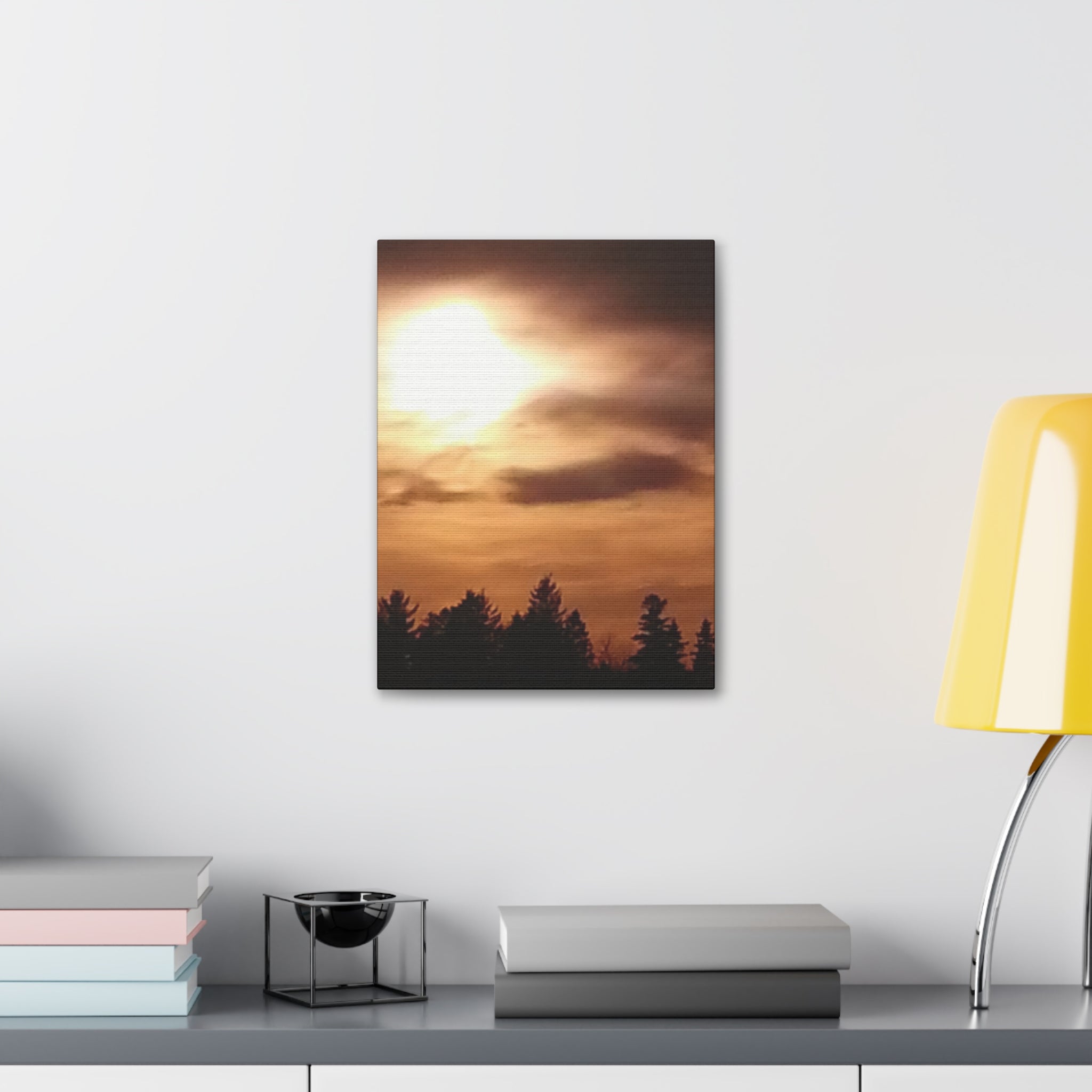 Eternal Glow | Golden Hour Skyline Wall Art | The Rooted Collection
