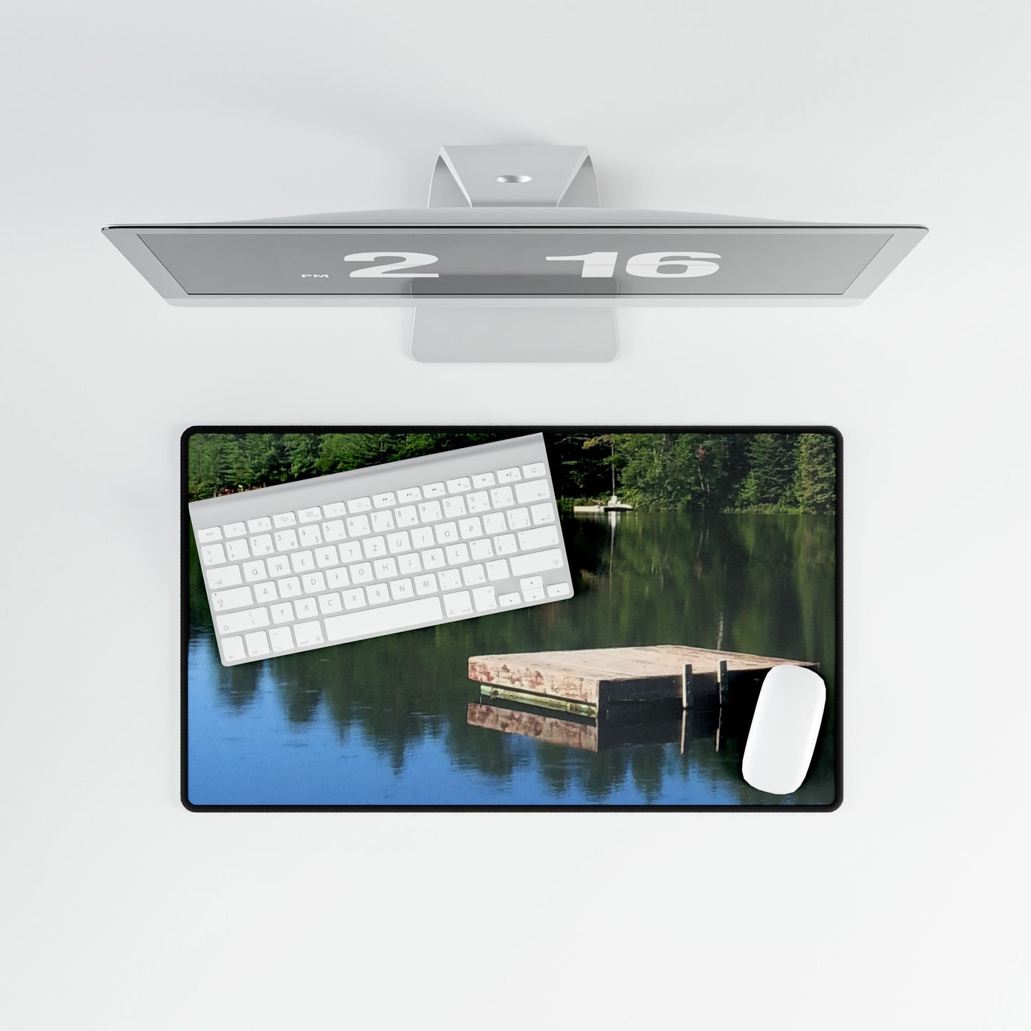 Nature-Inspired Desk Mat/Mouse Pad - #originalphotography of Serene Lakeside View