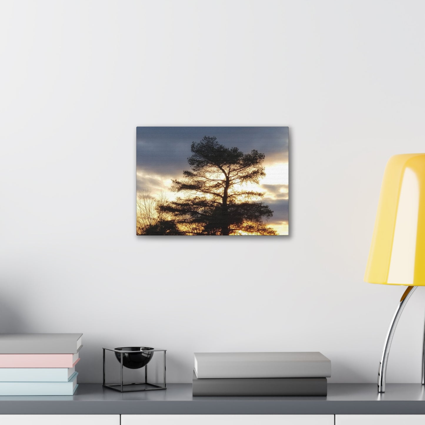 Nature-Inspired Canvases from an #originalphotograph of a Sunset Tree - 0.75" Stretched Nature Wall Decor