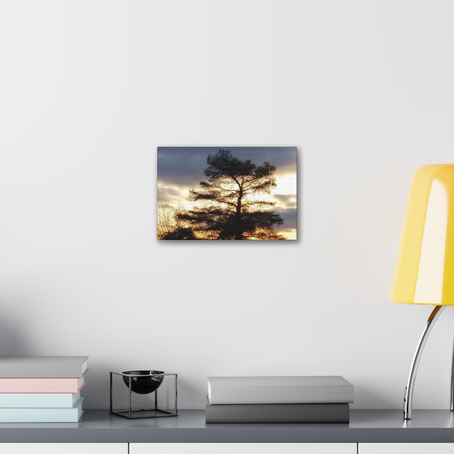 Nature-Inspired Canvases from an #originalphotograph of a Sunset Tree - 0.75" Stretched Nature Wall Decor