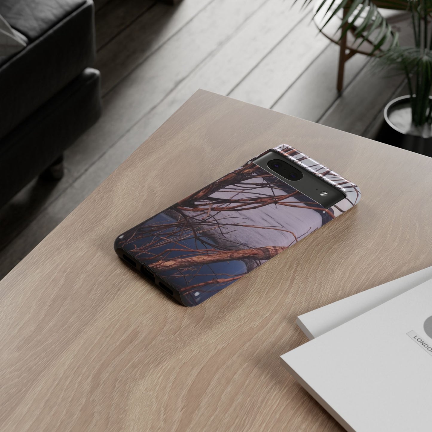 Nature-Inspired Phone Case with an #originalphotograph of branches in winter