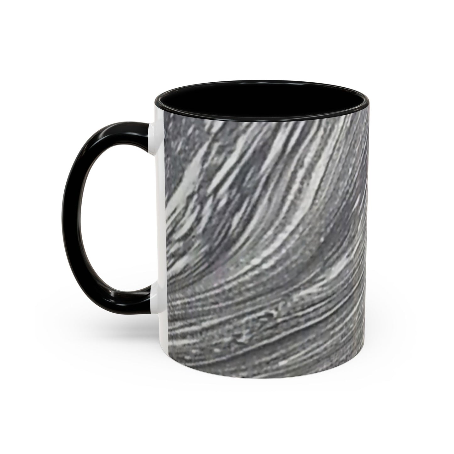 Nature-Inspired Accent #CoffeeMugs (11, 15oz) - #originalphotograph of Marble-Like Swirls on a Rivr