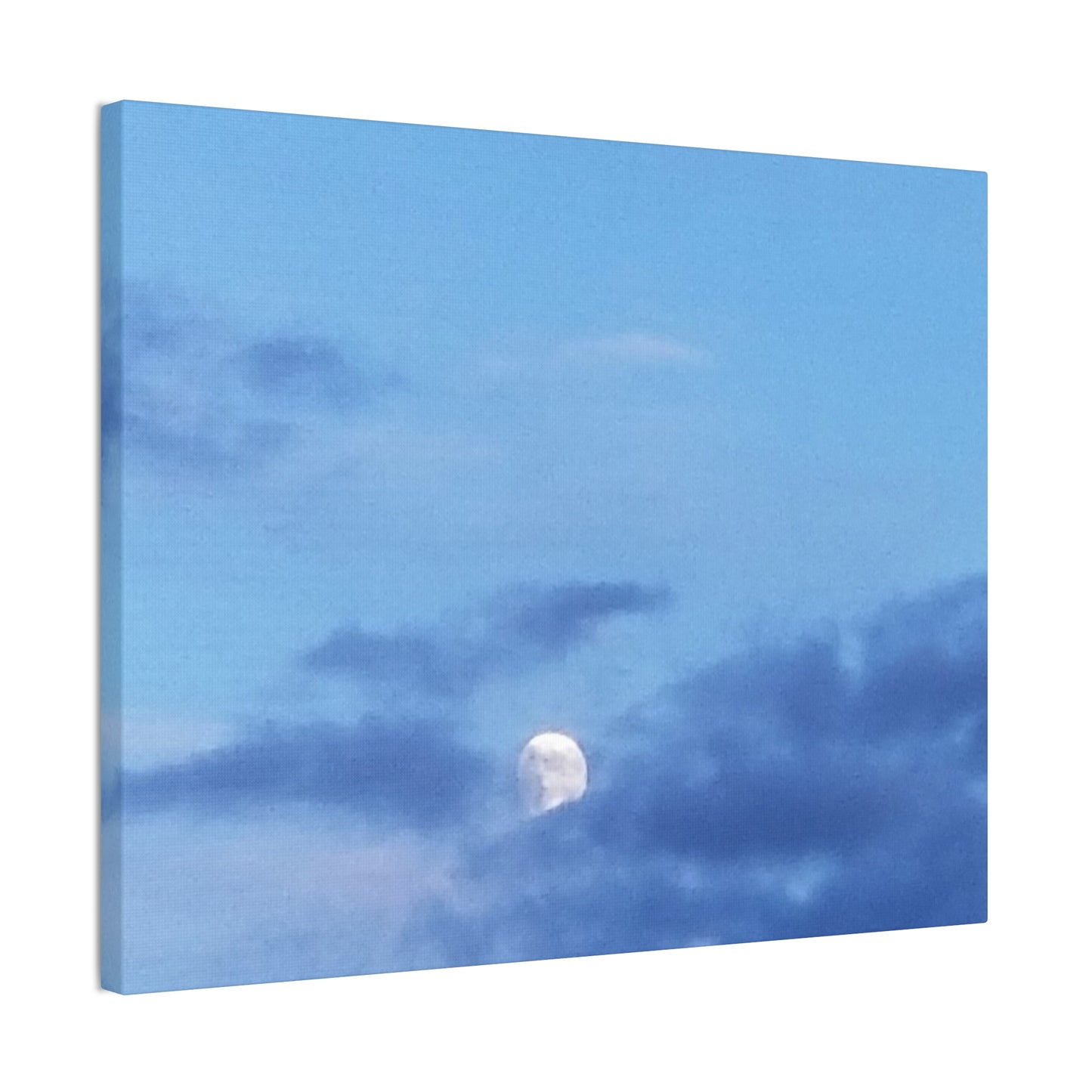 Nature-Inspired Canvases from an #originalphotograph of a Moonlit Sky - 0.75" Stretched Nature Wall Decor