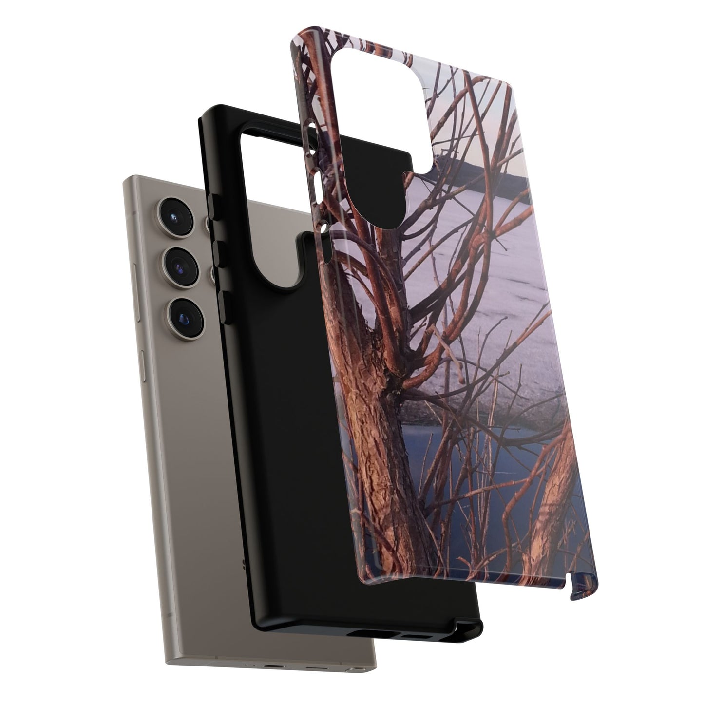 Nature-Inspired Phone Case with an #originalphotograph of branches in winter