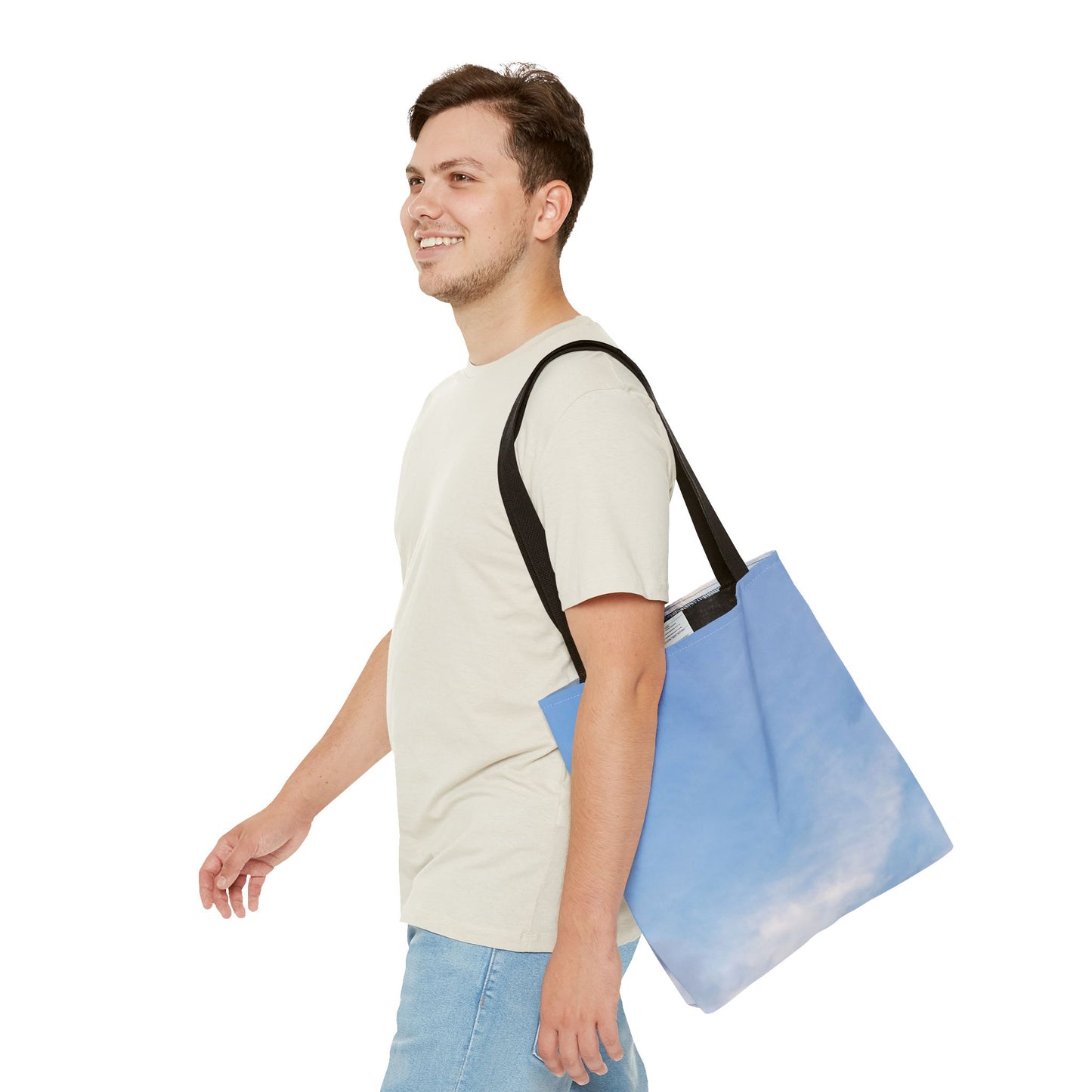 Nature-Inspired Tote Bag | Cloudy Sky Tote Bag