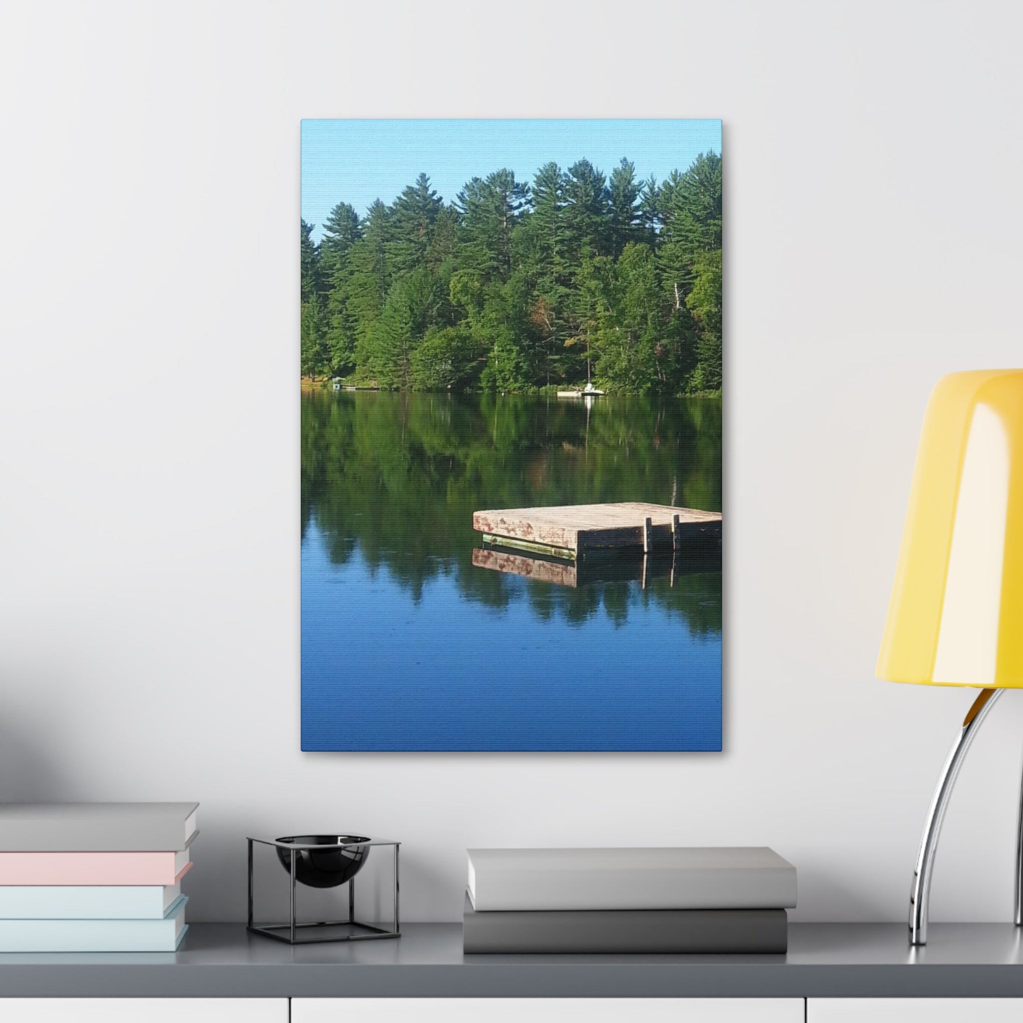 Quiet Moorings | Stillwater Vista Landscape Wall Art| The Nurture Collection