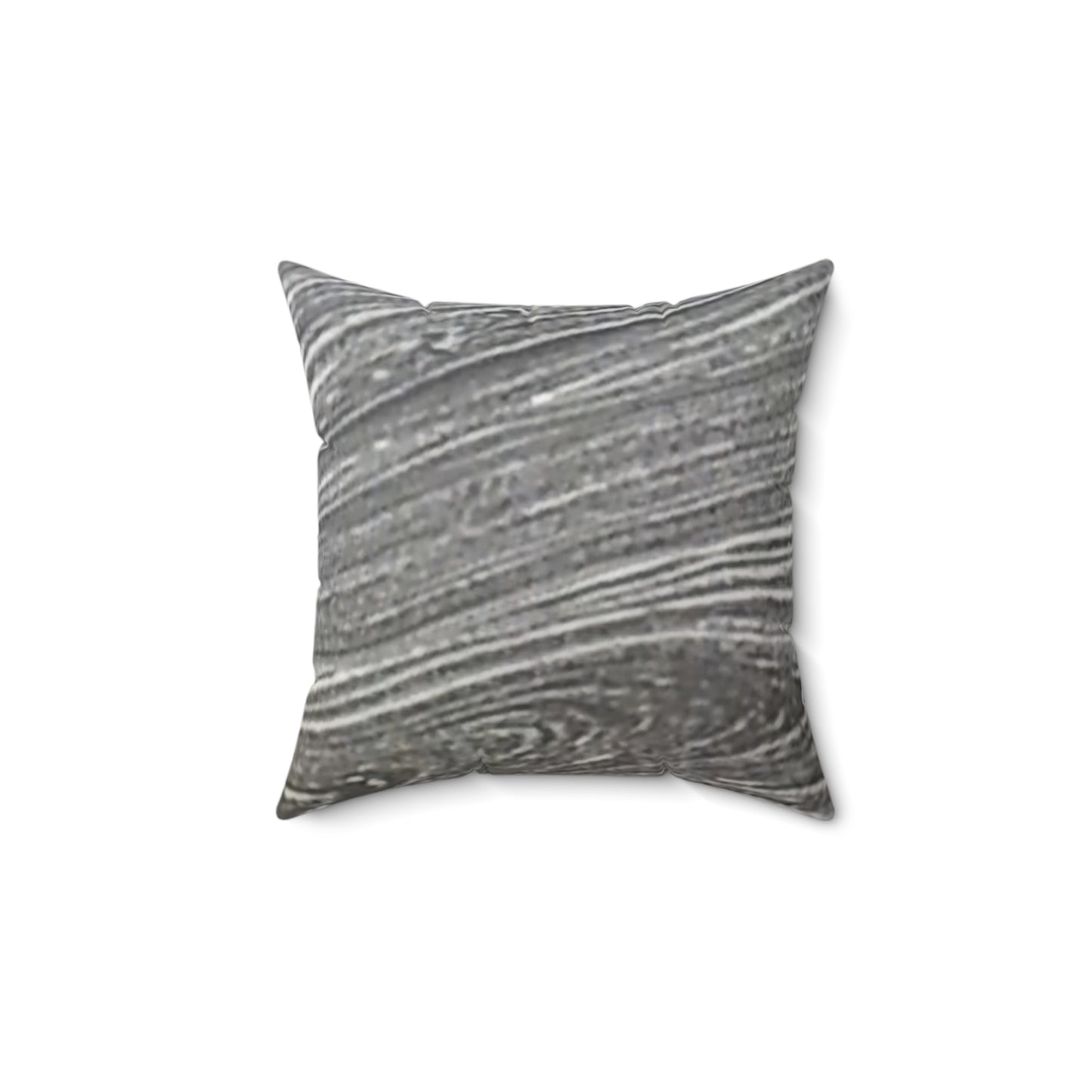 Nature-Inspired Decorative Square Pillow - #originalphotograph of a swirl in the river