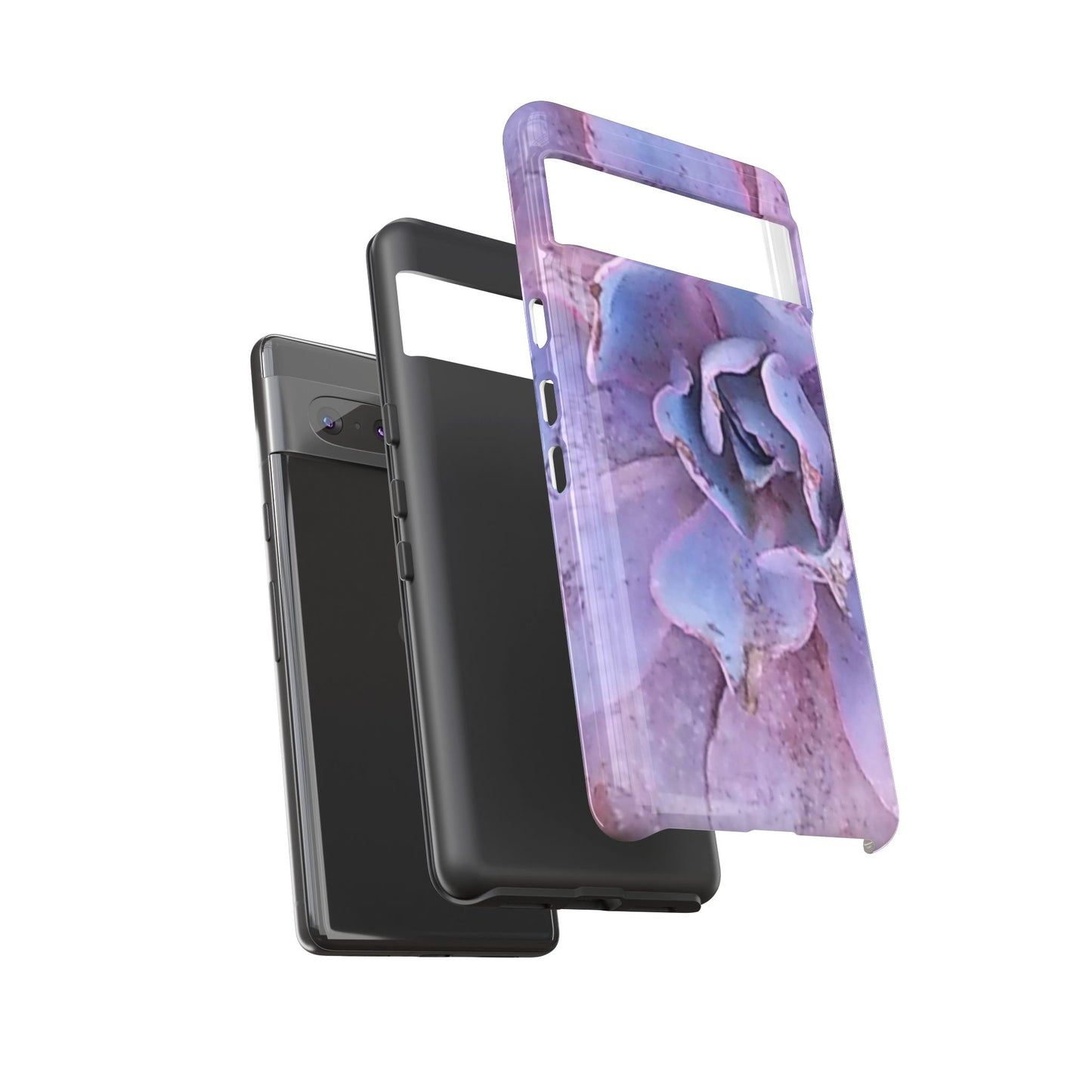 Nature-Inspired Phone Case with an #originalphotograph of a lavender toned succulent from #theGetty