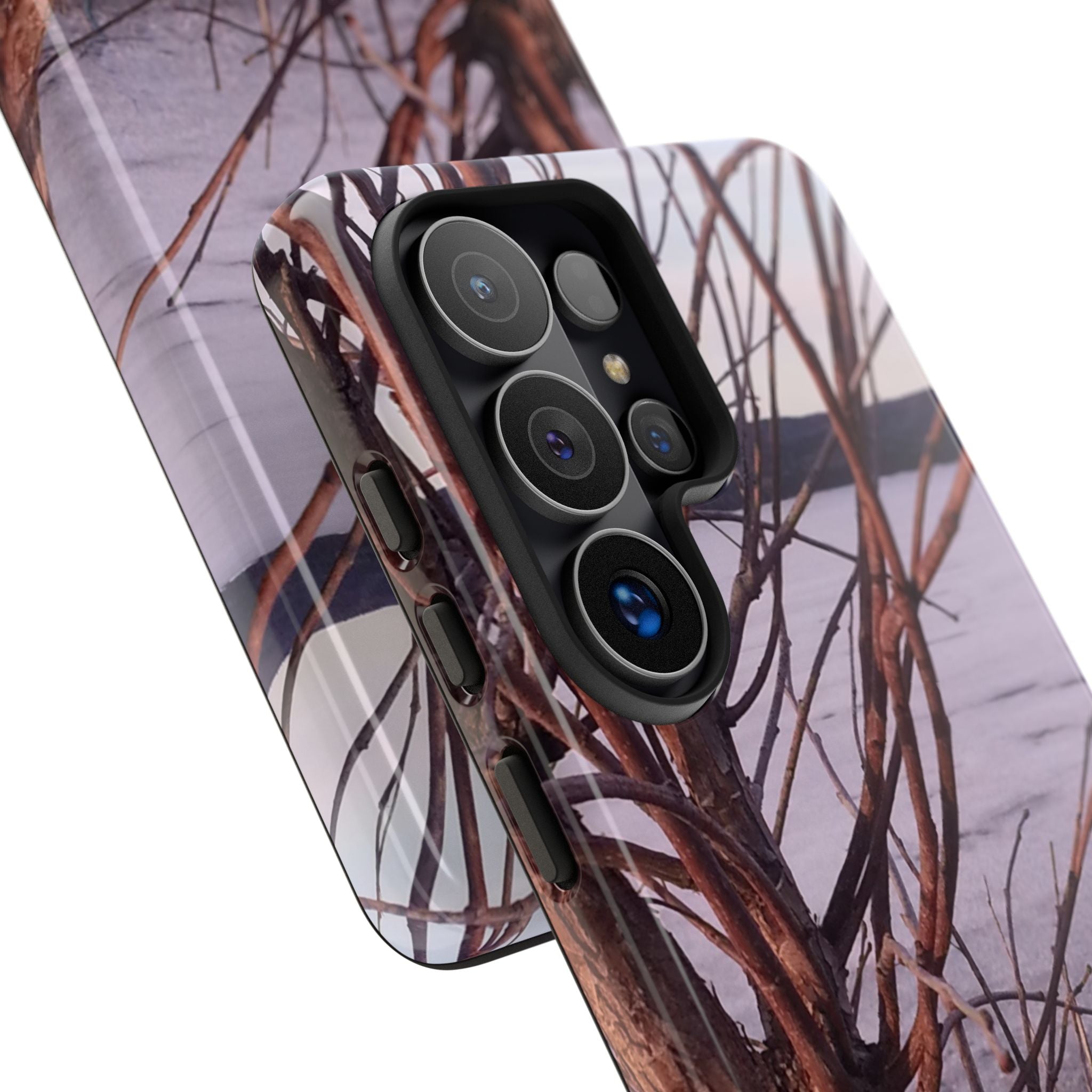 Creative Spark | Ethereal Winter Branch Aesthetic Phone Case | The Flow Collection