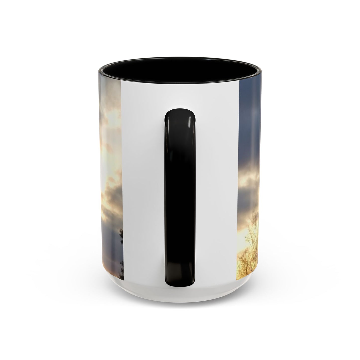 Nature-Inspired Accent #CoffeeMug (11, 15oz) - #originalphotograph of Sunset Silhouette