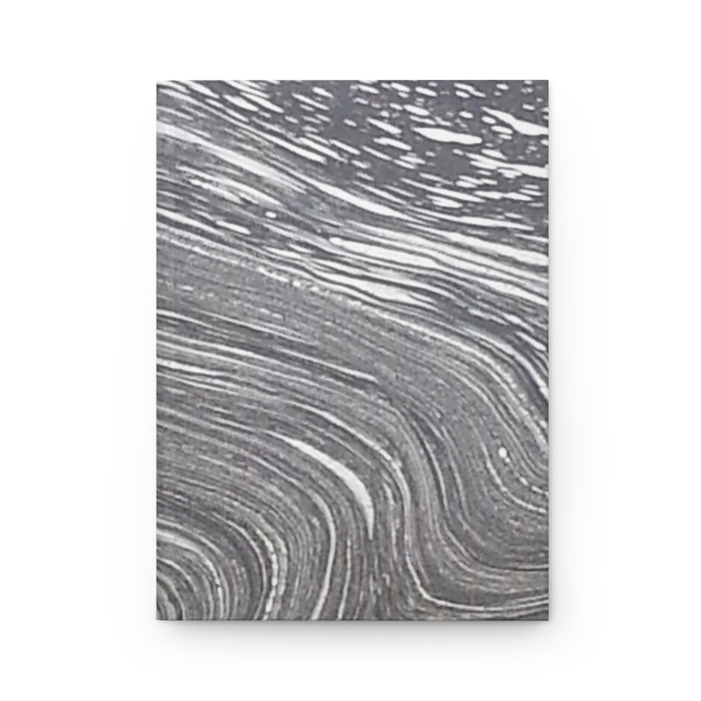 Nature-Inspired Hardcover Journal - #originalphotography of swirls in lake