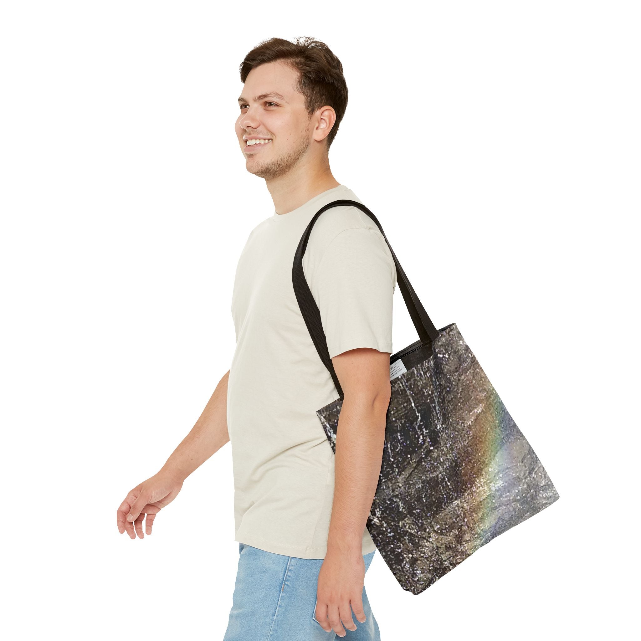 Earthy Echo | Iridescent Stone Tote Bag | The Rooted Collection