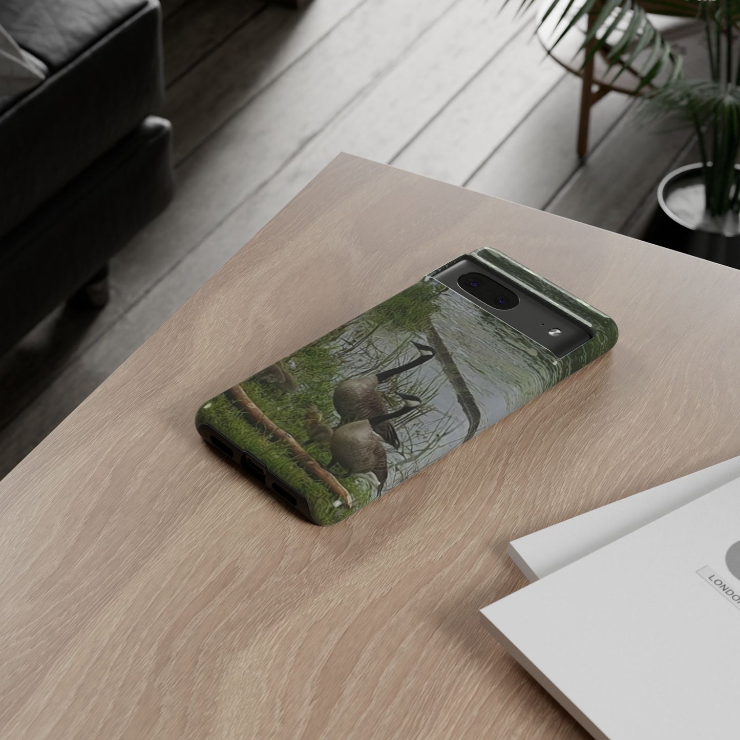 Nature-Inspired Phone Case with an #originalphotograph of Goose Design