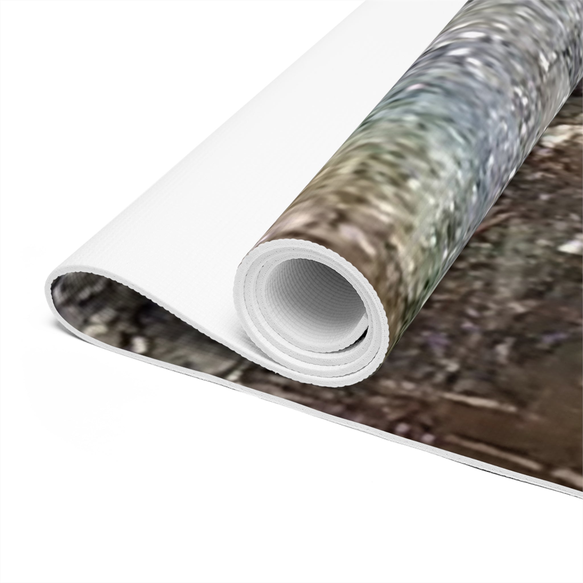 Prism Horizon | Rainbow Stone Yoga Mat | The Rooted Collection