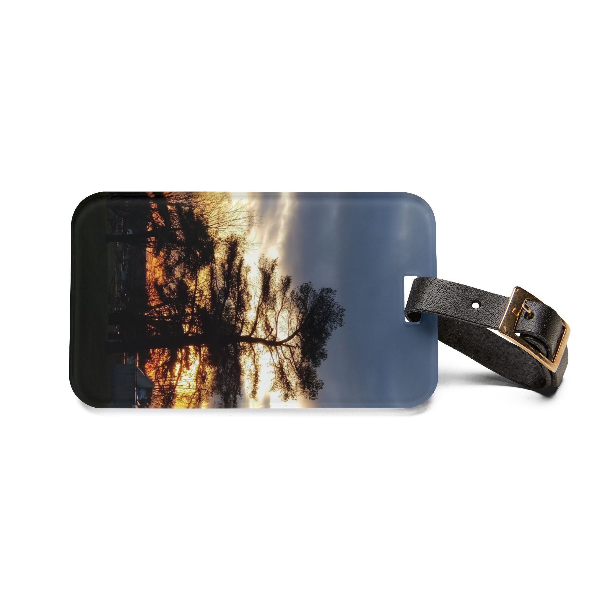Expressive Journey | Midnight Passage Silhouette Luggage Tag | The Flow Collection