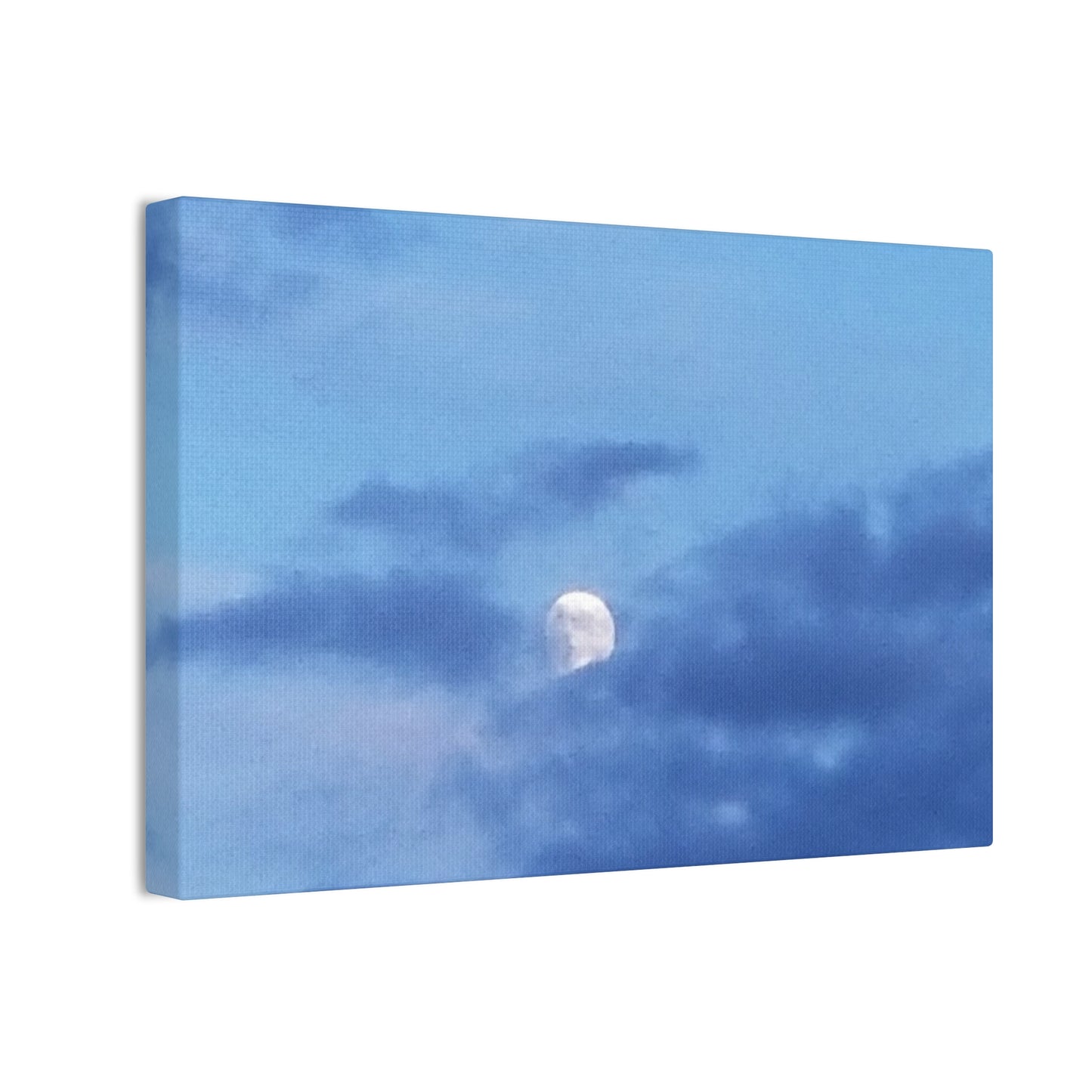 Nature-Inspired Canvases from an #originalphotograph of a Moonlit Sky - 0.75" Stretched Nature Wall Decor