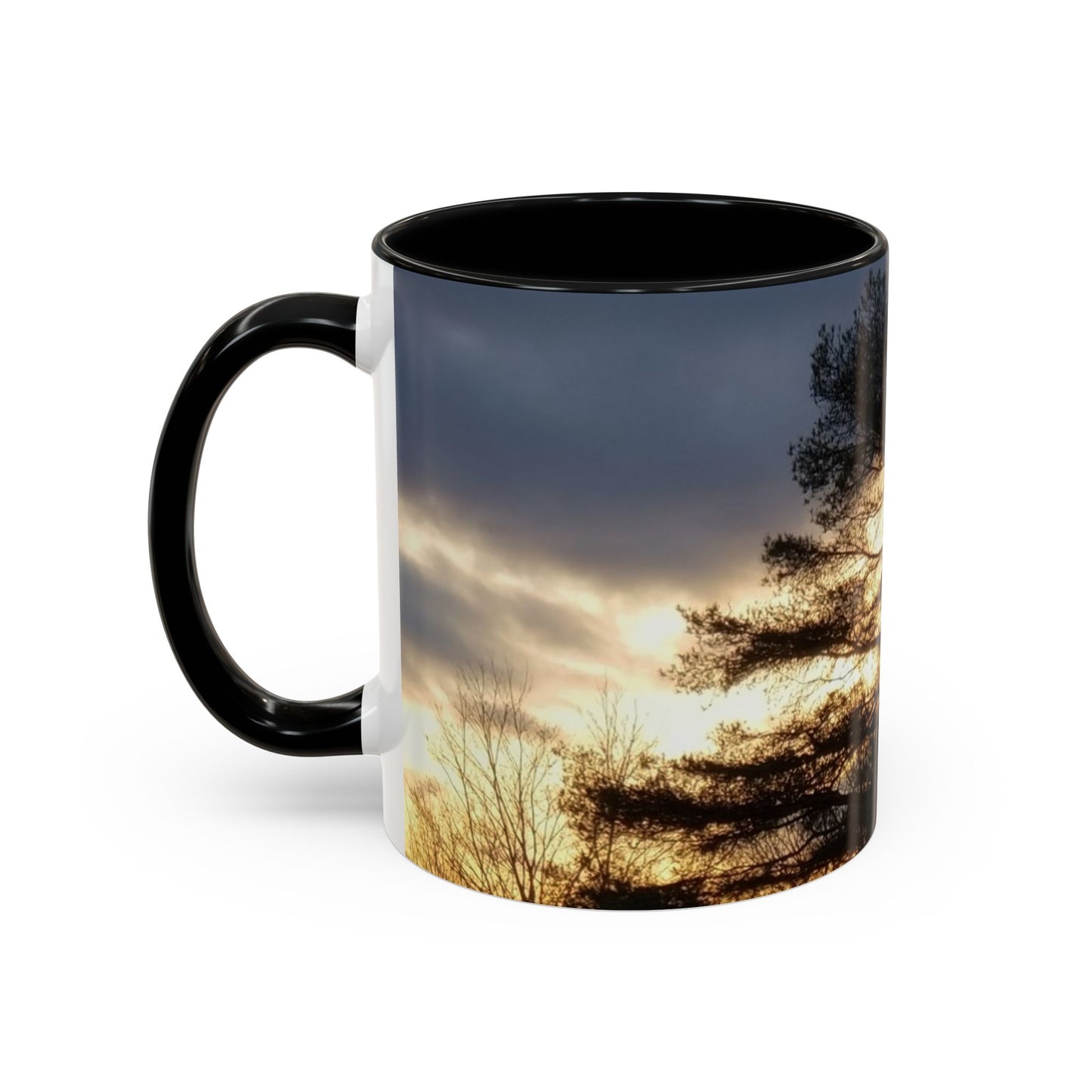 Nature-Inspired Accent #CoffeeMug (11, 15oz) - #originalphotograph of Sunset Silhouette