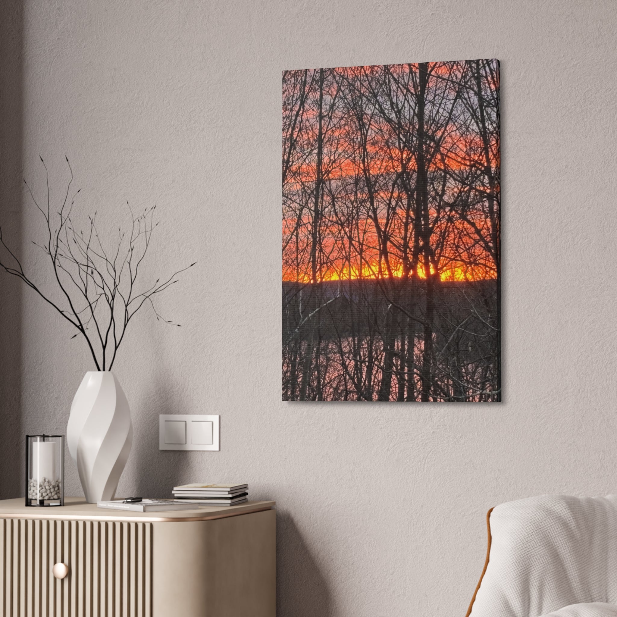 Gilded Forest | Sun-Drenched Timber Wall Art | The Nurture Collection
