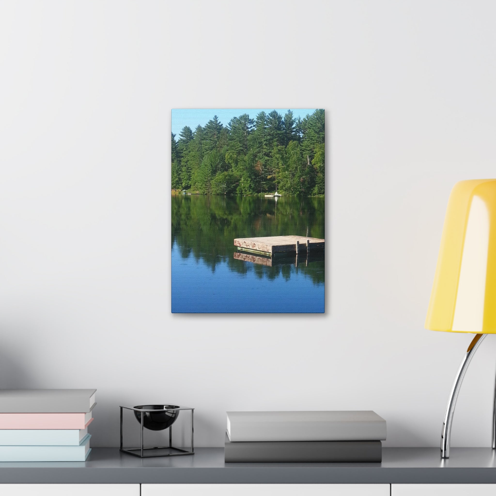 Quiet Moorings | Stillwater Vista Landscape Wall Art| The Nurture Collection