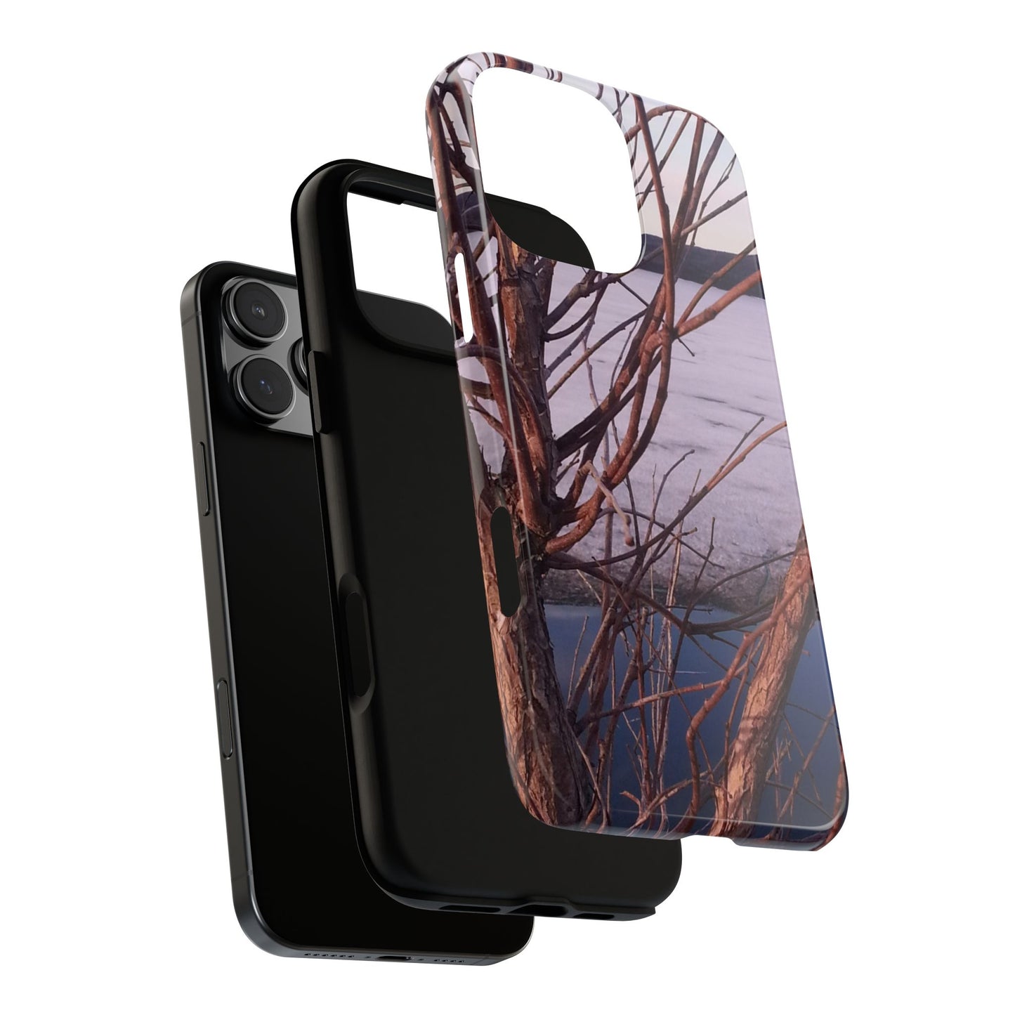 Nature-Inspired Phone Case with an #originalphotograph of branches in winter