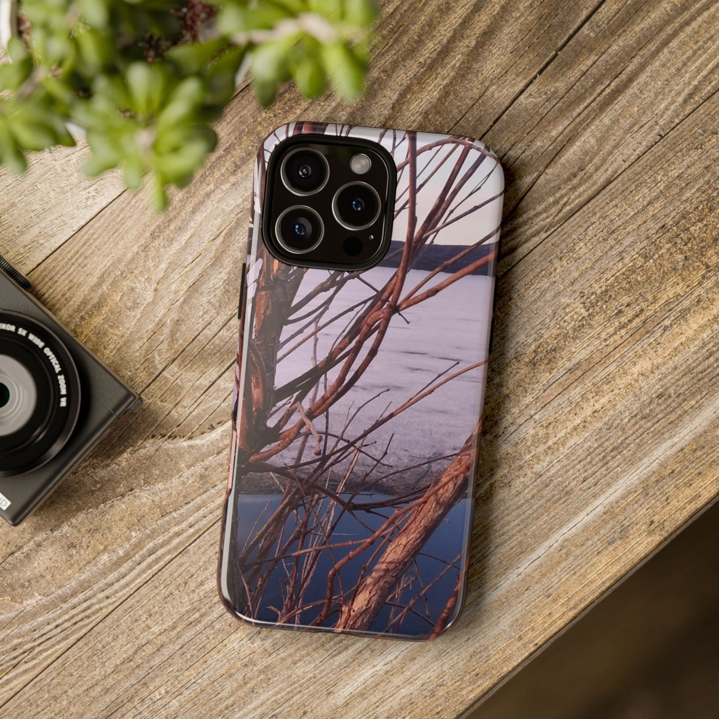 Nature-Inspired Phone Case with an #originalphotograph of branches in winter