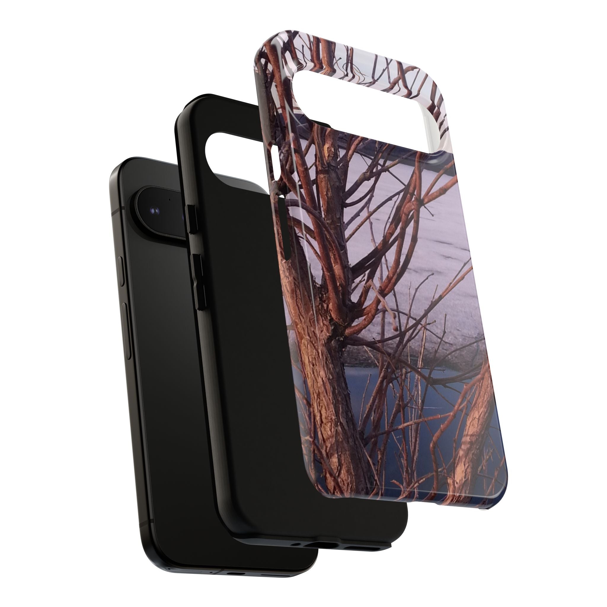 Creative Spark | Ethereal Winter Branch Aesthetic Phone Case | The Flow Collection