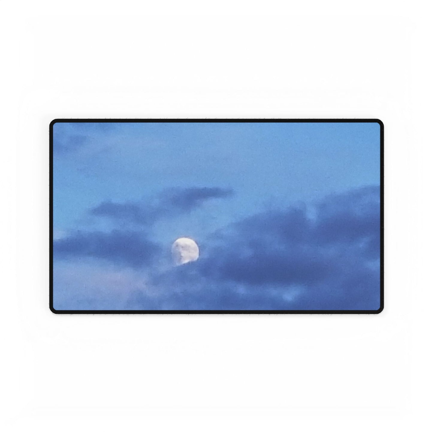 Nature-Inspired Desk Mat/Mouse Pad - #originalphotography of Serene Moonlit Sky