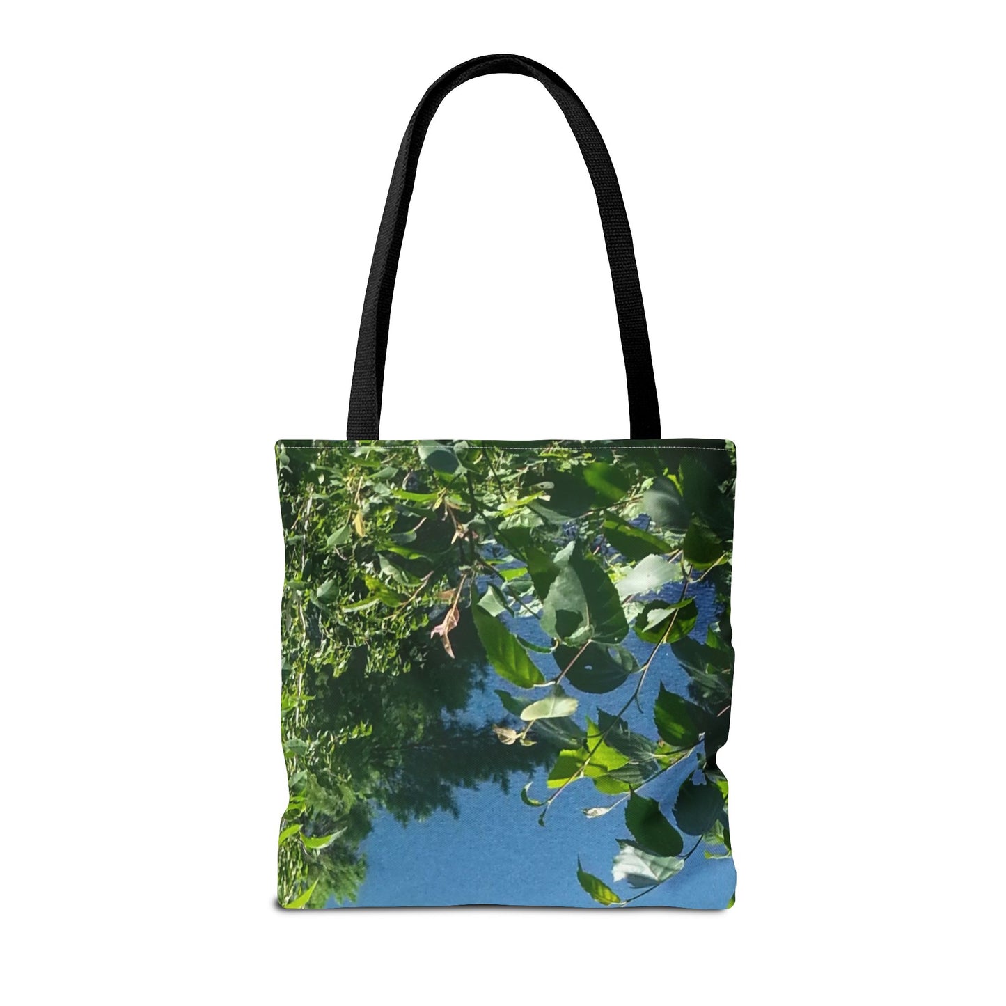 Nature-Inspired Tote Bag | Serene Lakeview