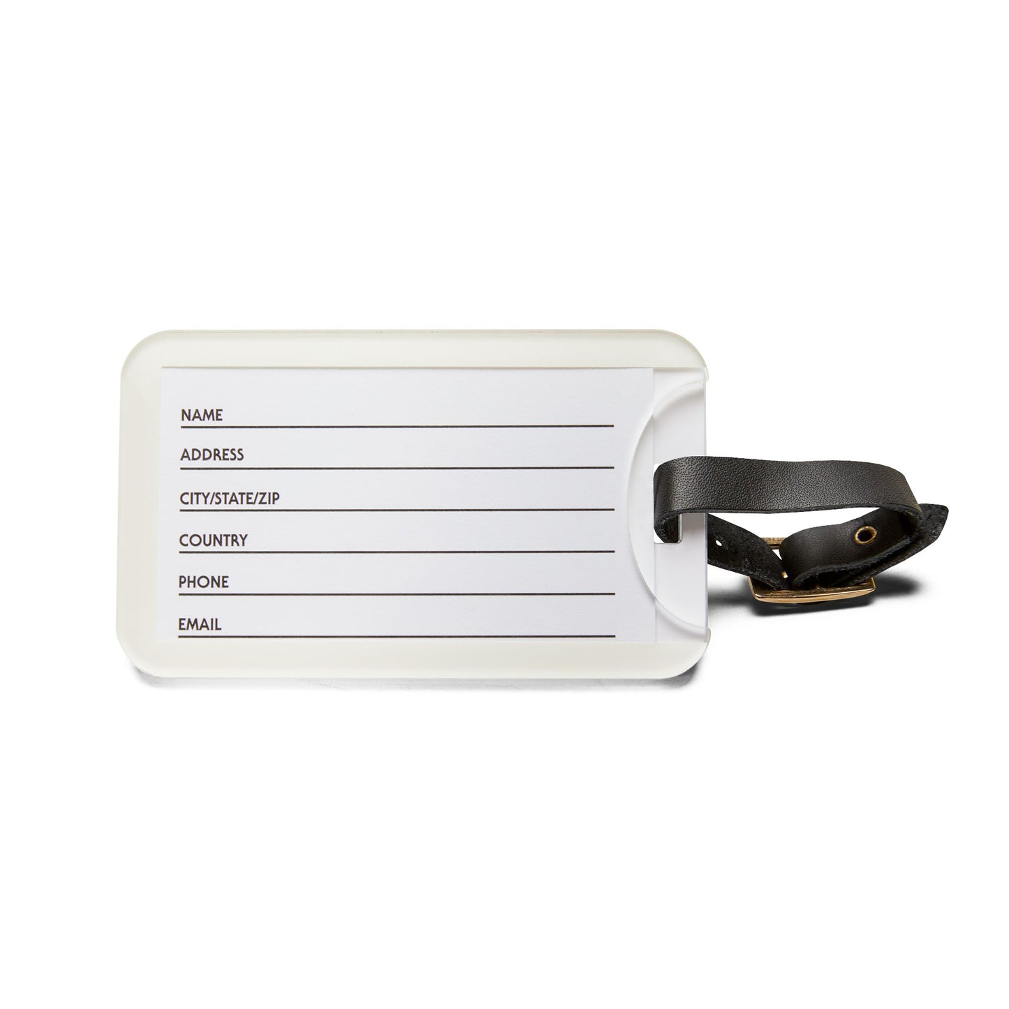 Nature-Inspired Luggage Tag with #originalphotograph of floating dock