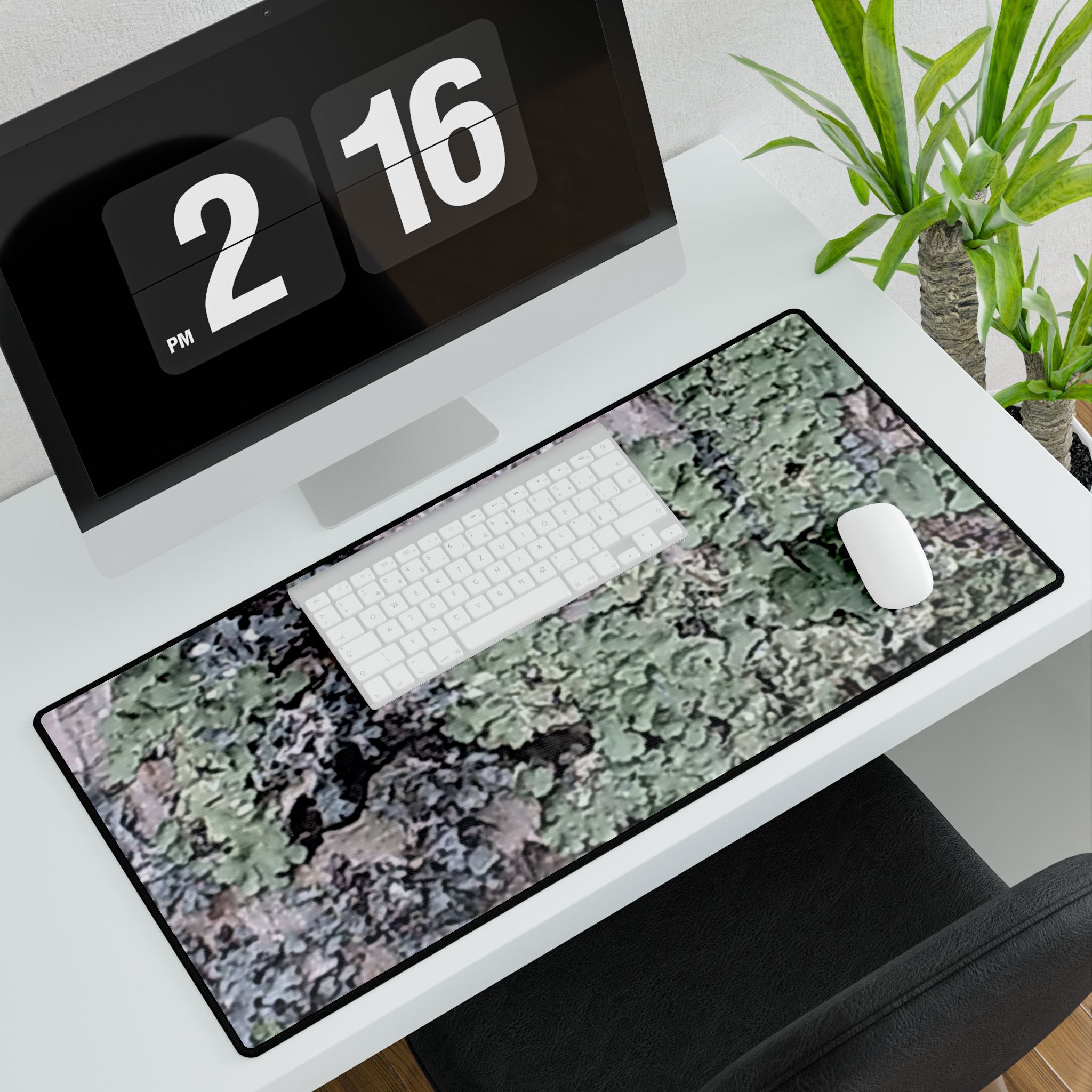 Tactile Roots | Lichen Bark Desk Mat | The Rooted Collection