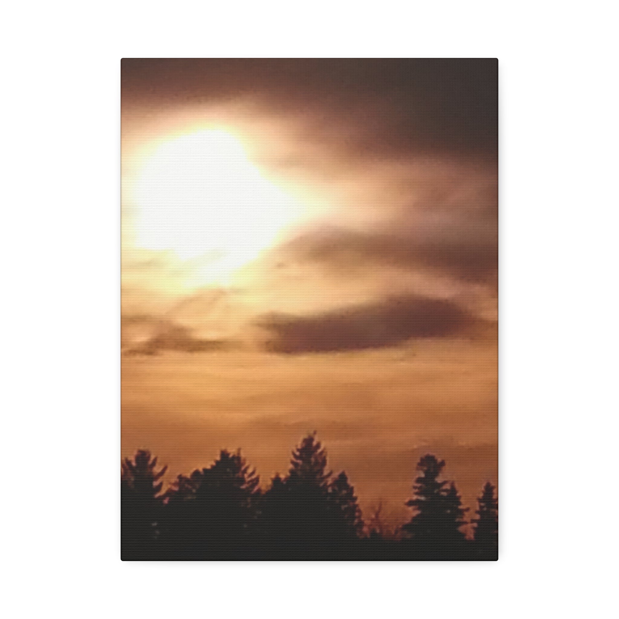 Eternal Glow | Golden Hour Skyline Wall Art | The Rooted Collection