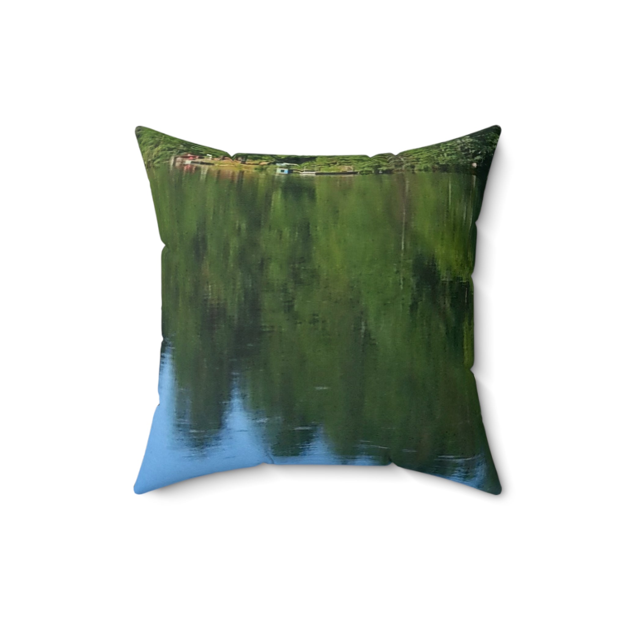 Serene Lakeside | Quiet Watercourse Pillow | The Nurture Collection