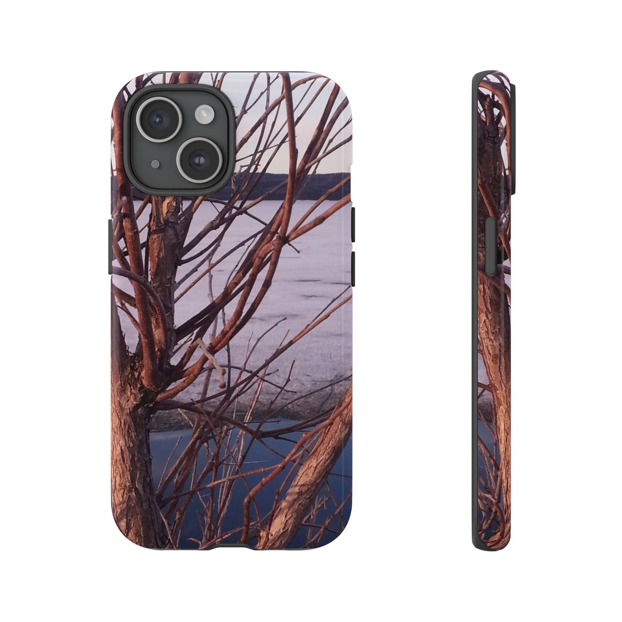 Creative Spark | Ethereal Winter Branch Aesthetic Phone Case | The Flow Collection