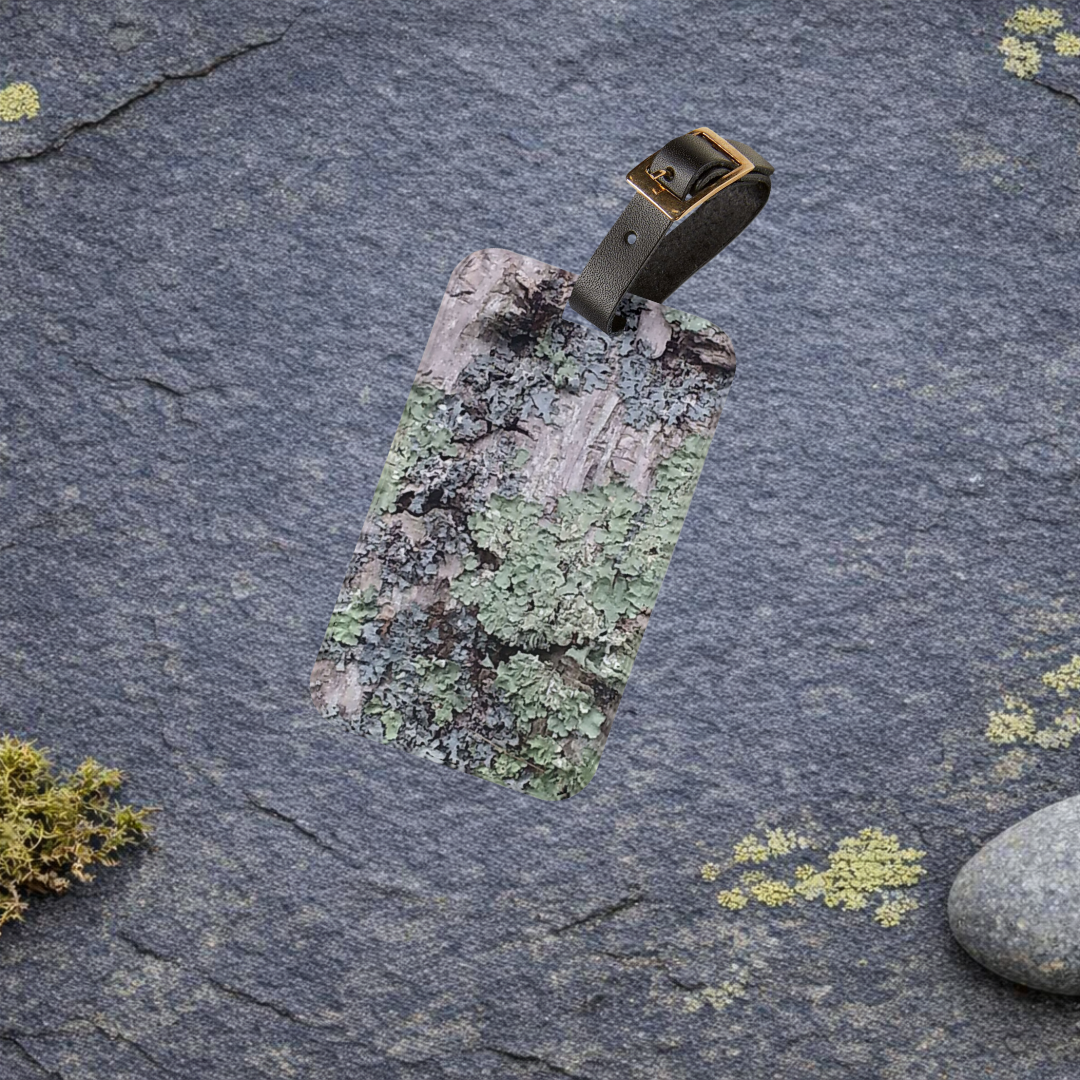 Ancient Overgrowth | Mossy Woodland Luggage Tag | The Rooted Collection