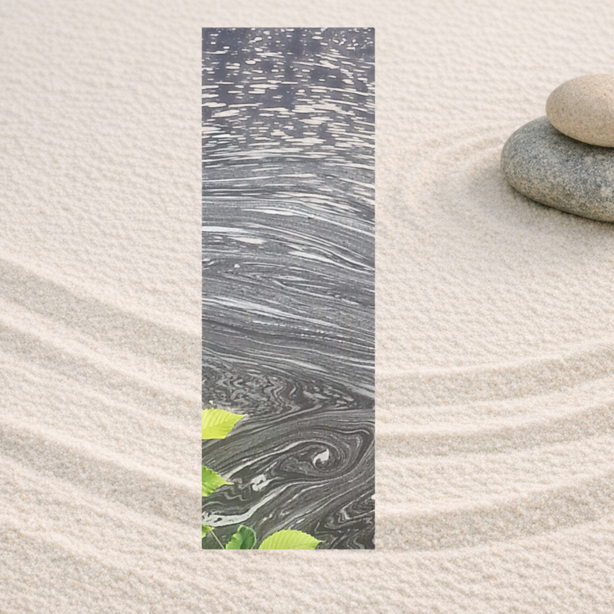 Grounded Flow | Inky Slate Drift Yoga Mat | The Rooted Collection