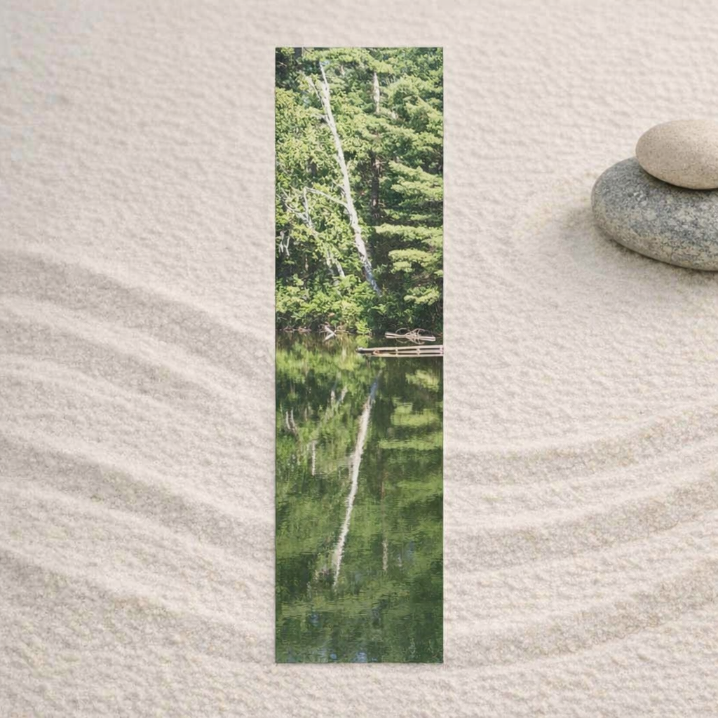 Serene Flow | Intense Green Yoga Mat | The Nurture Collection