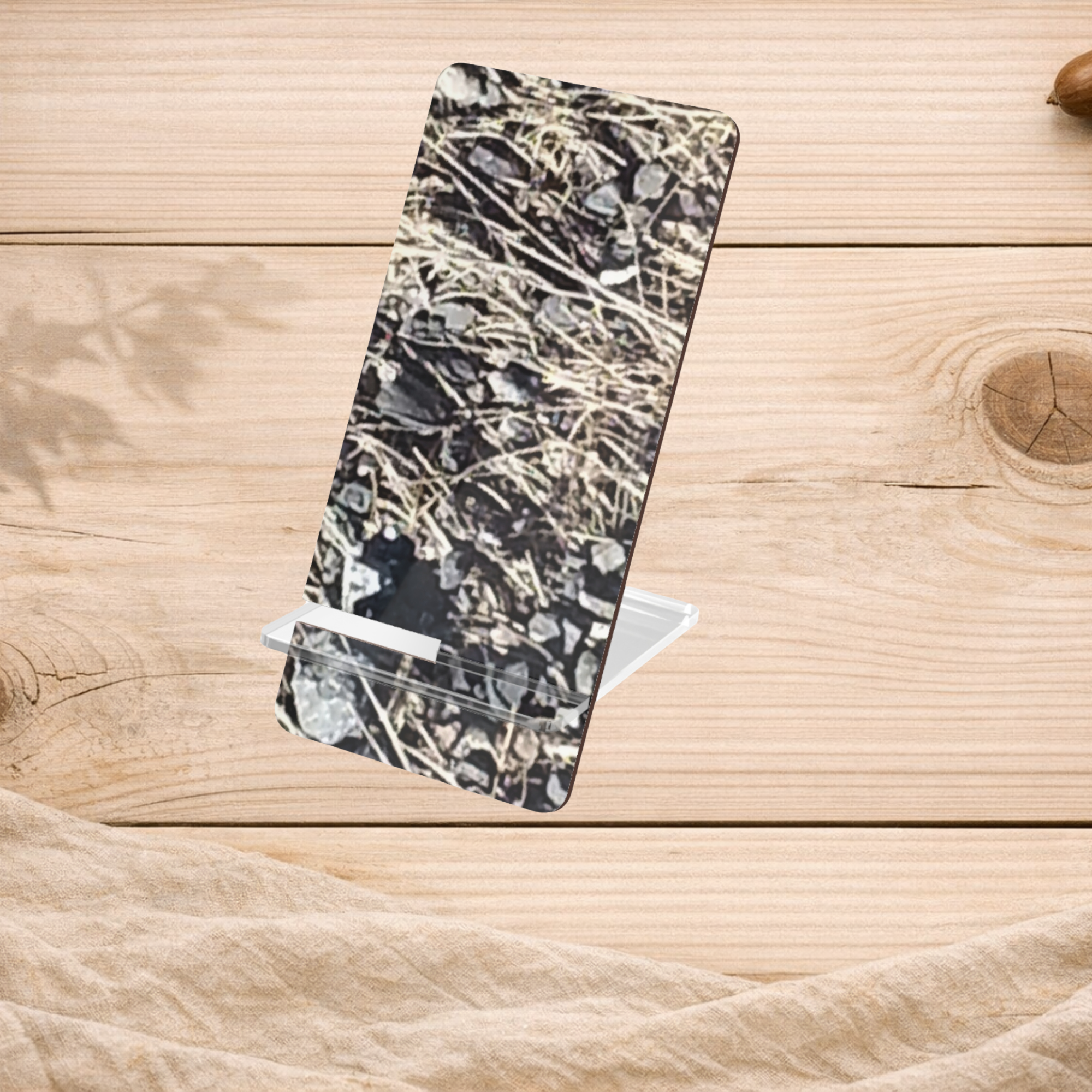 Bedrock Flow | Ancient Riverbed Phone Stand | The Rooted Collection